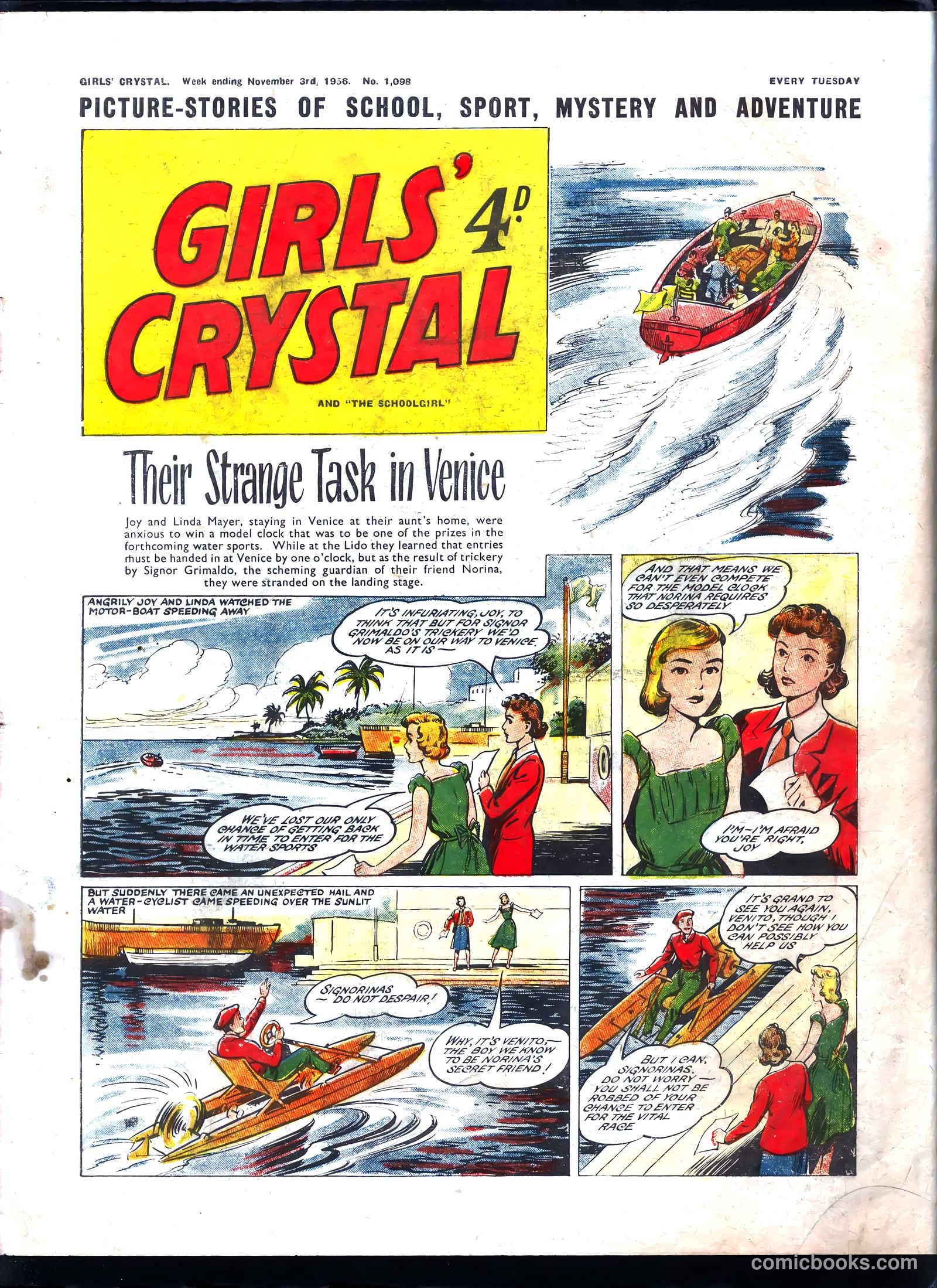 Girls' Crystal #1098 (1936) — page 1 of 24