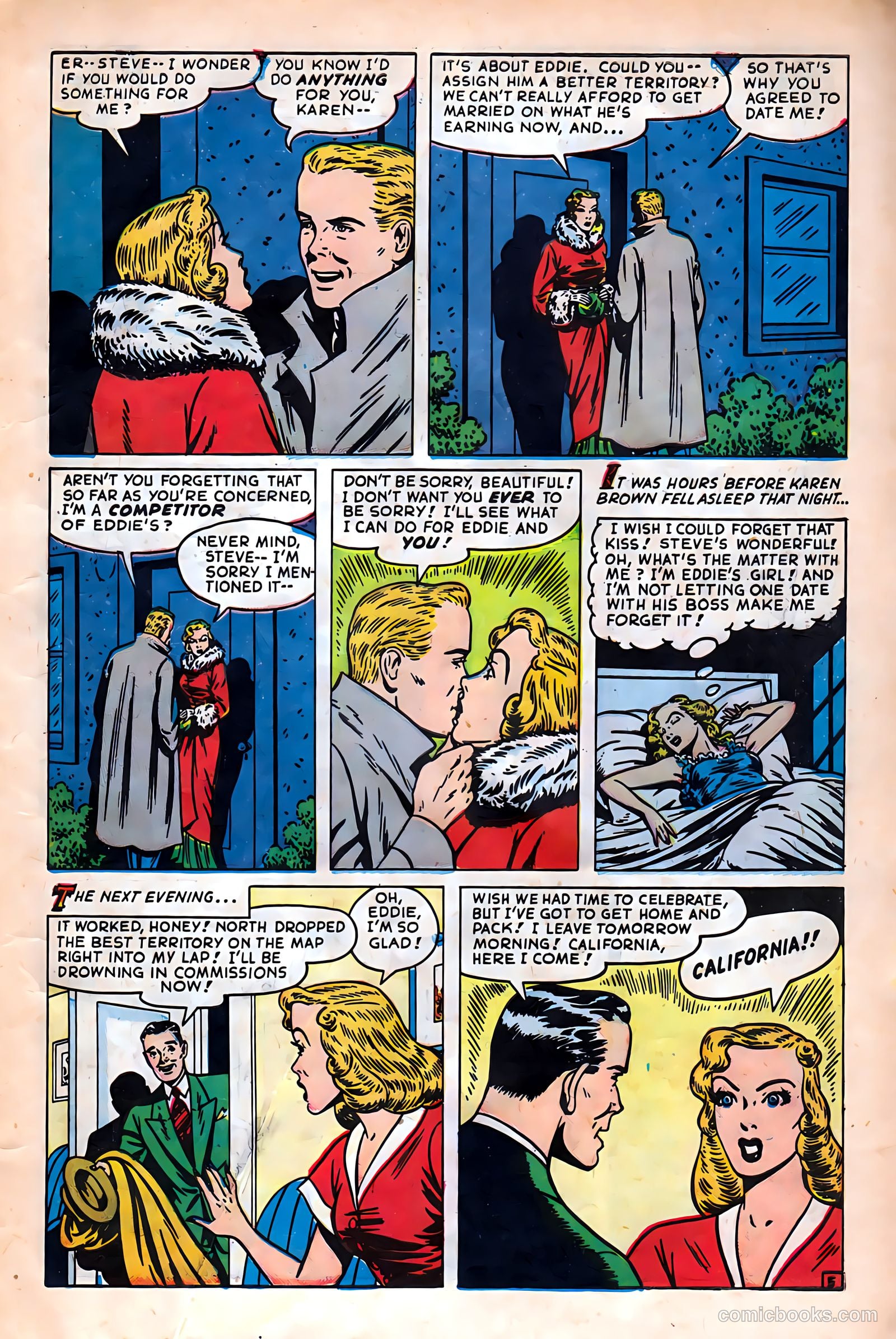 Glamorous Romances #42 (1949) — page 7 of 37
