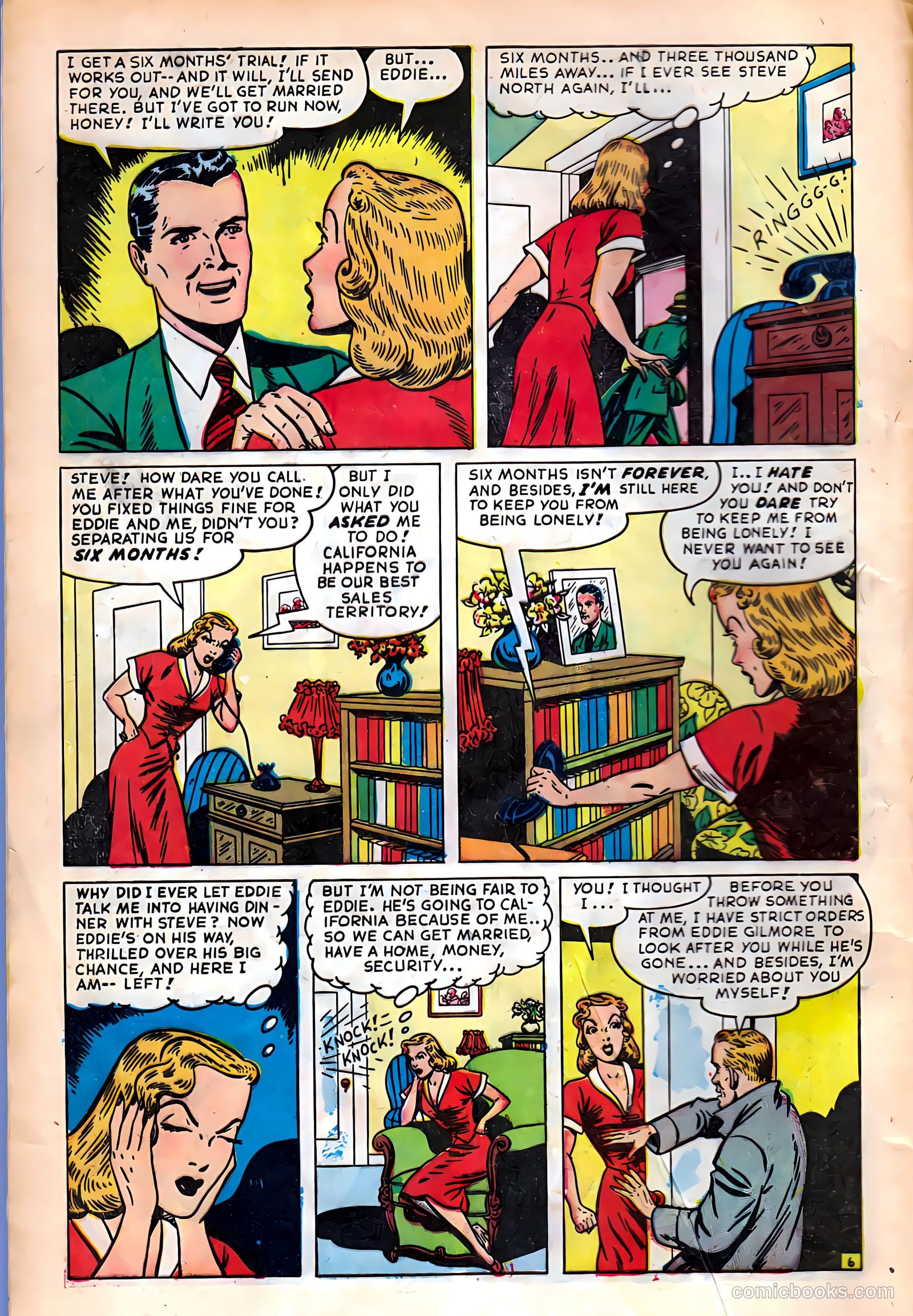 Glamorous Romances #42 (1949) — page 8 of 37