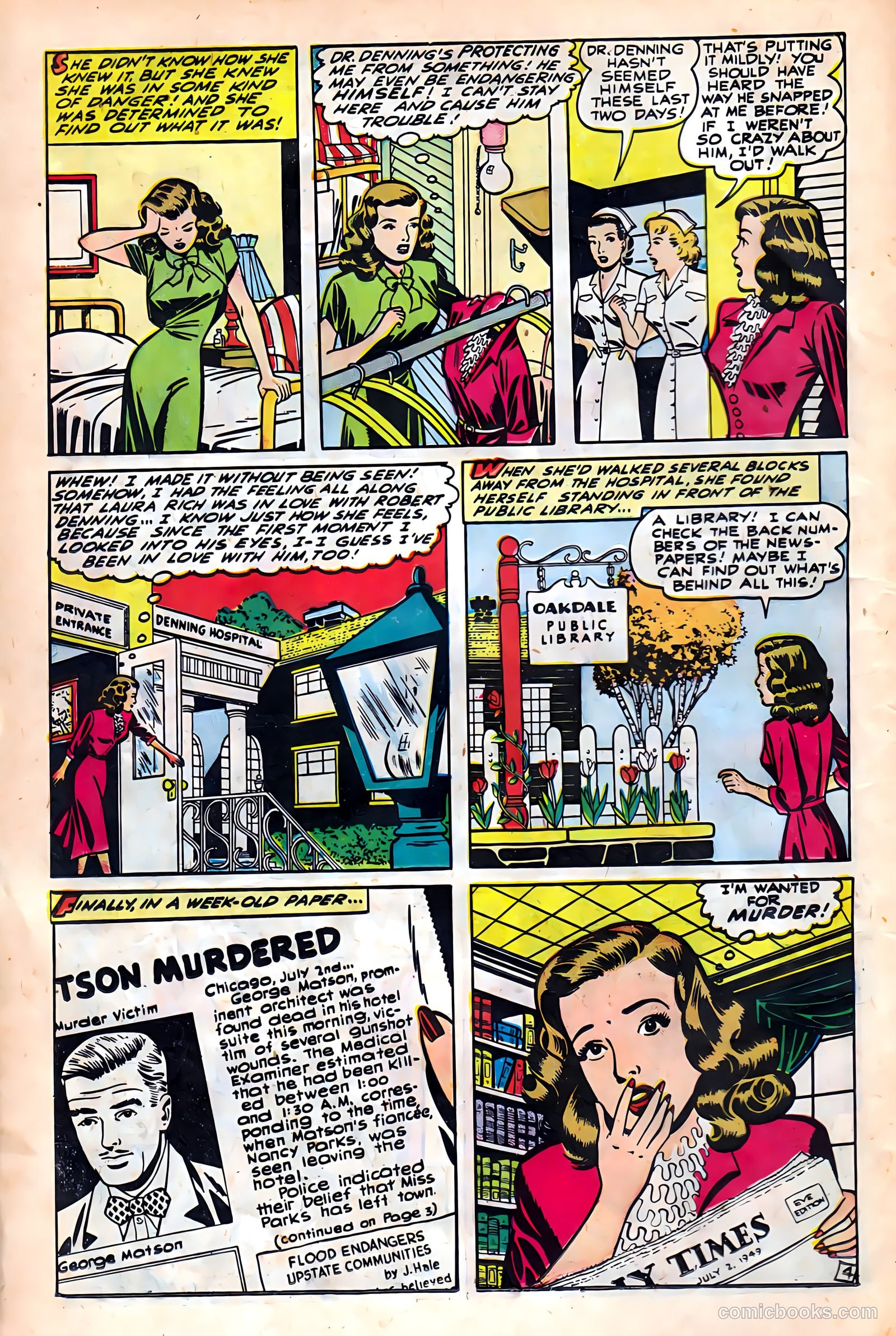 Glamorous Romances #42 (1949) — page 14 of 37