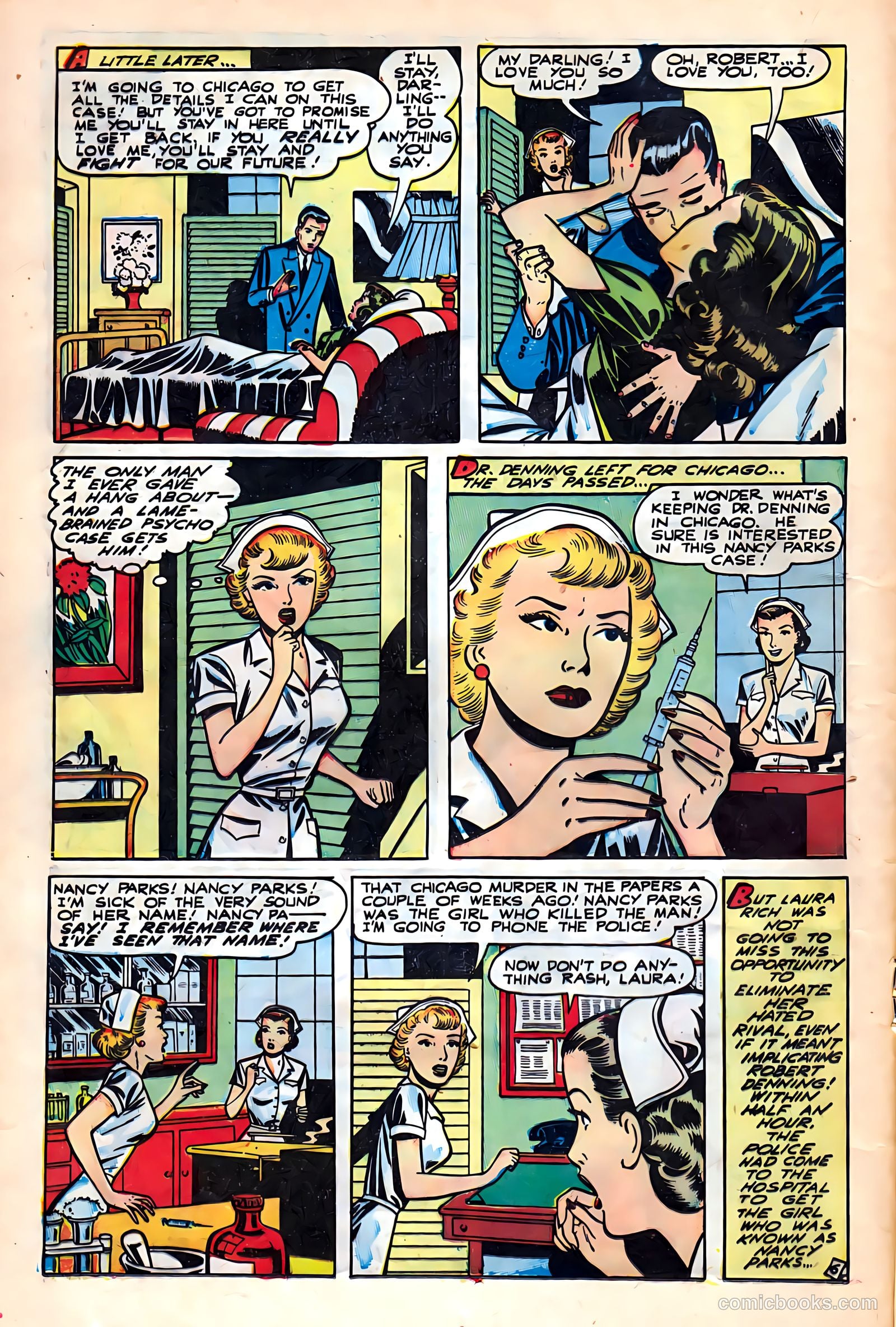 Glamorous Romances #42 (1949) — page 16 of 37