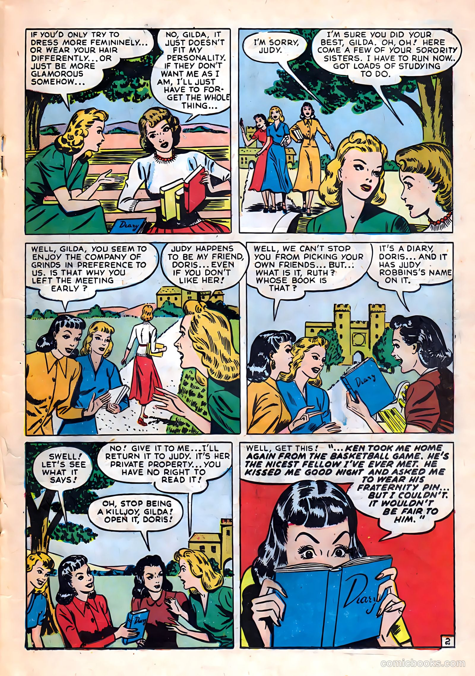 Glamorous Romances #42 (1949) — page 19 of 37
