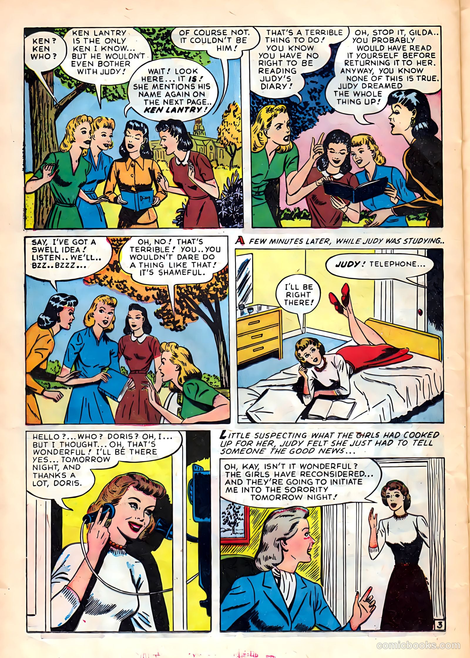Glamorous Romances #42 (1949) — page 20 of 37