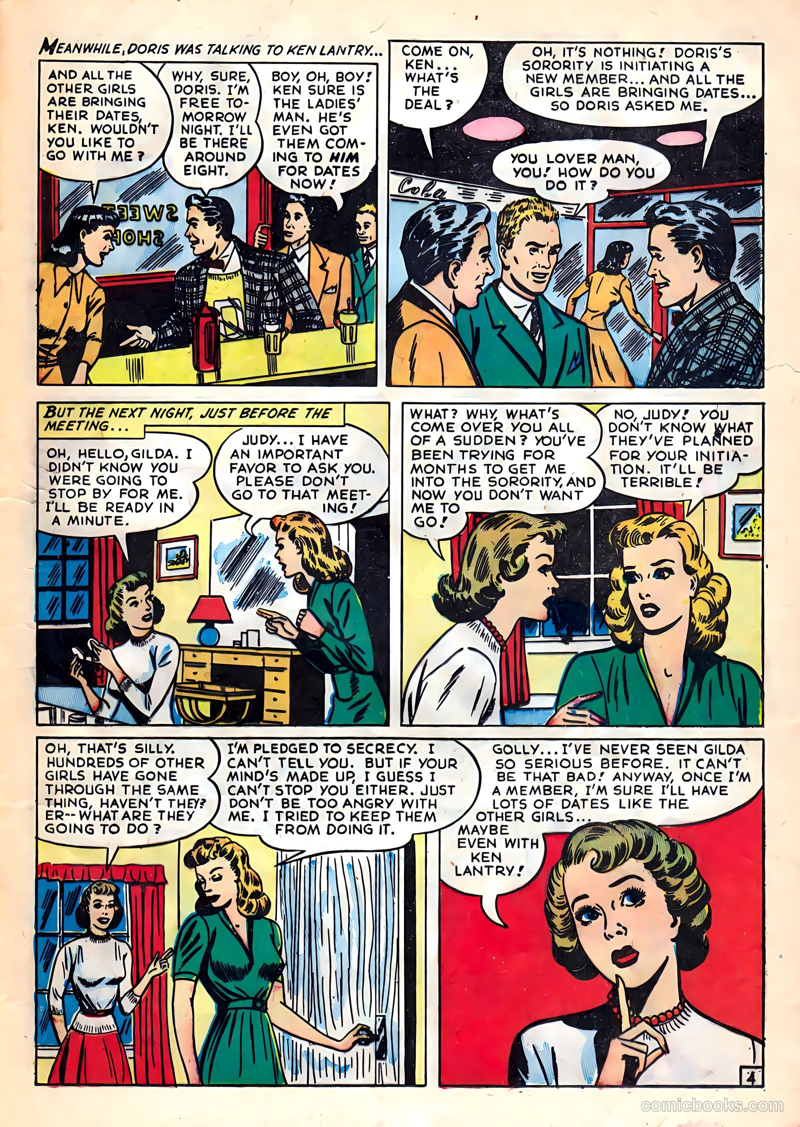 Glamorous Romances #42 (1949) — page 21 of 37