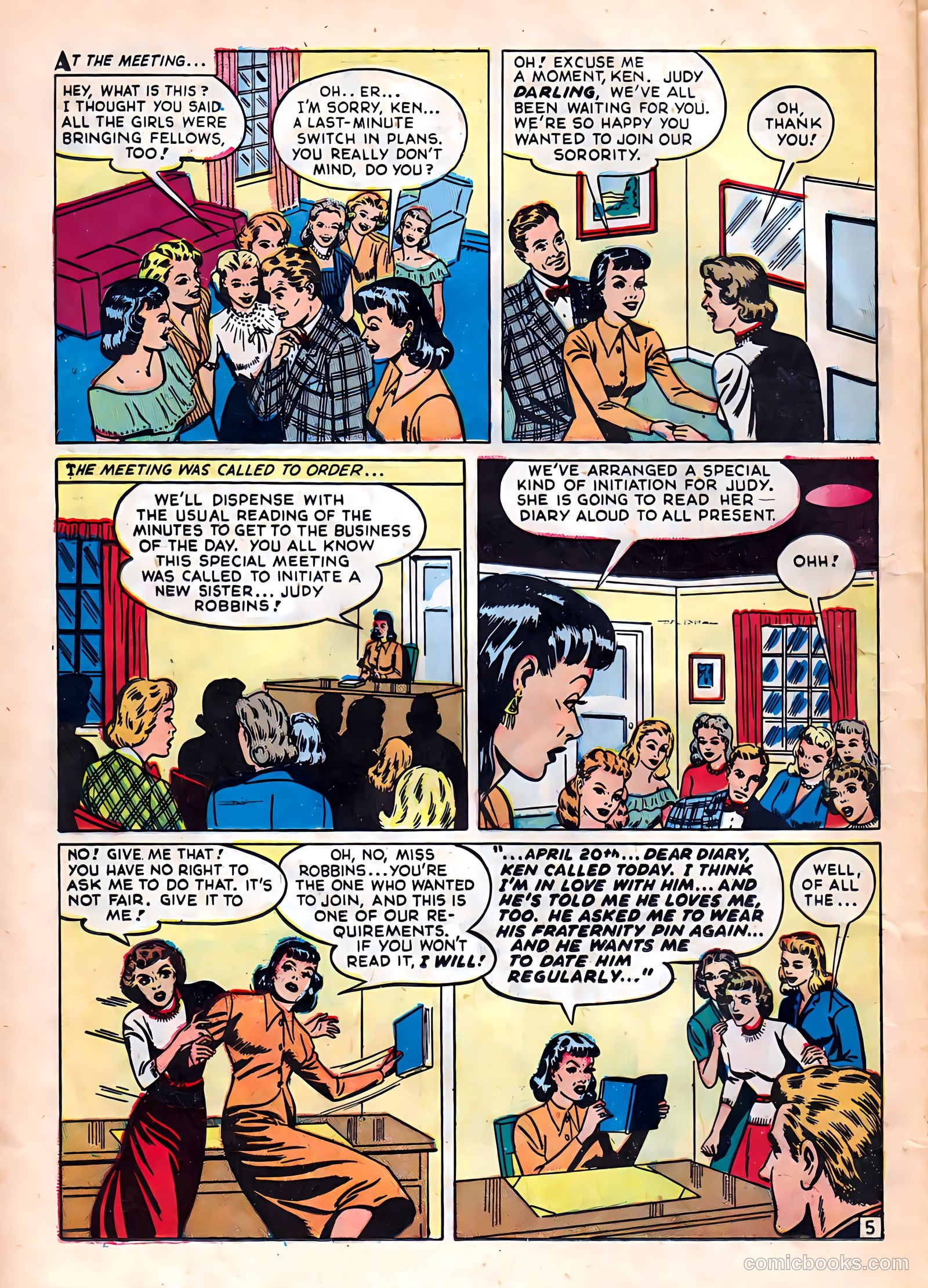 Glamorous Romances #42 (1949) — page 22 of 37