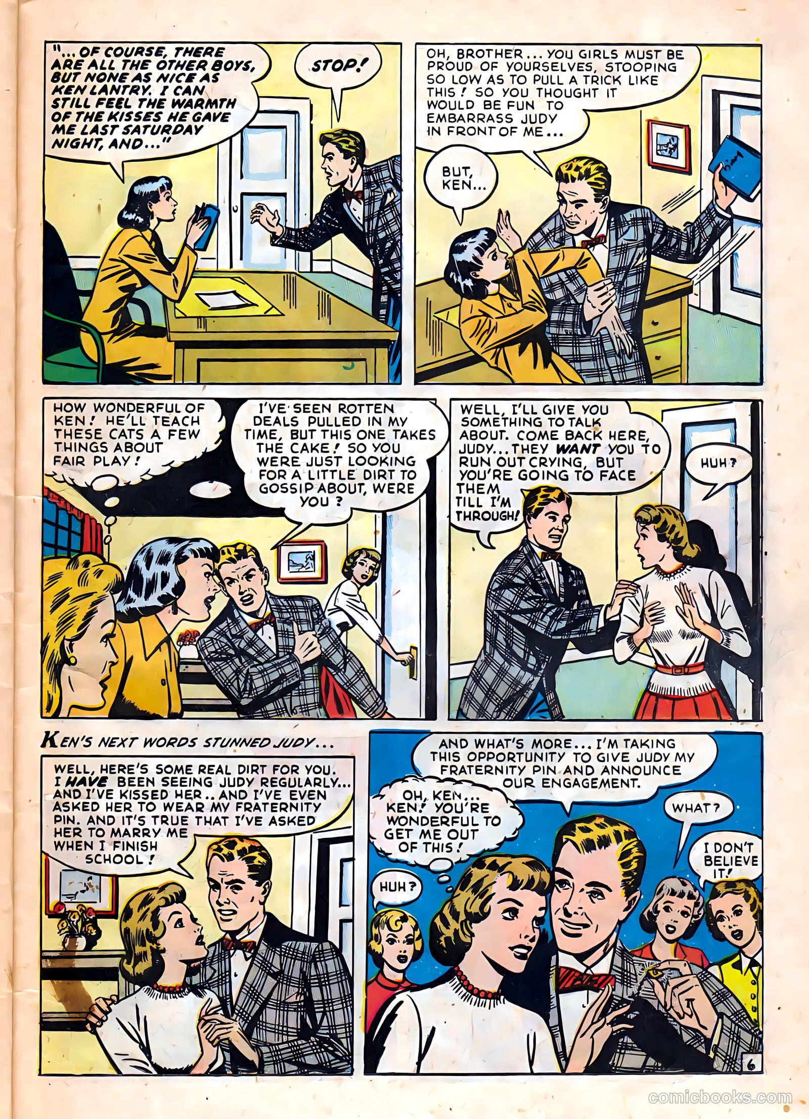 Glamorous Romances #42 (1949) — page 23 of 37