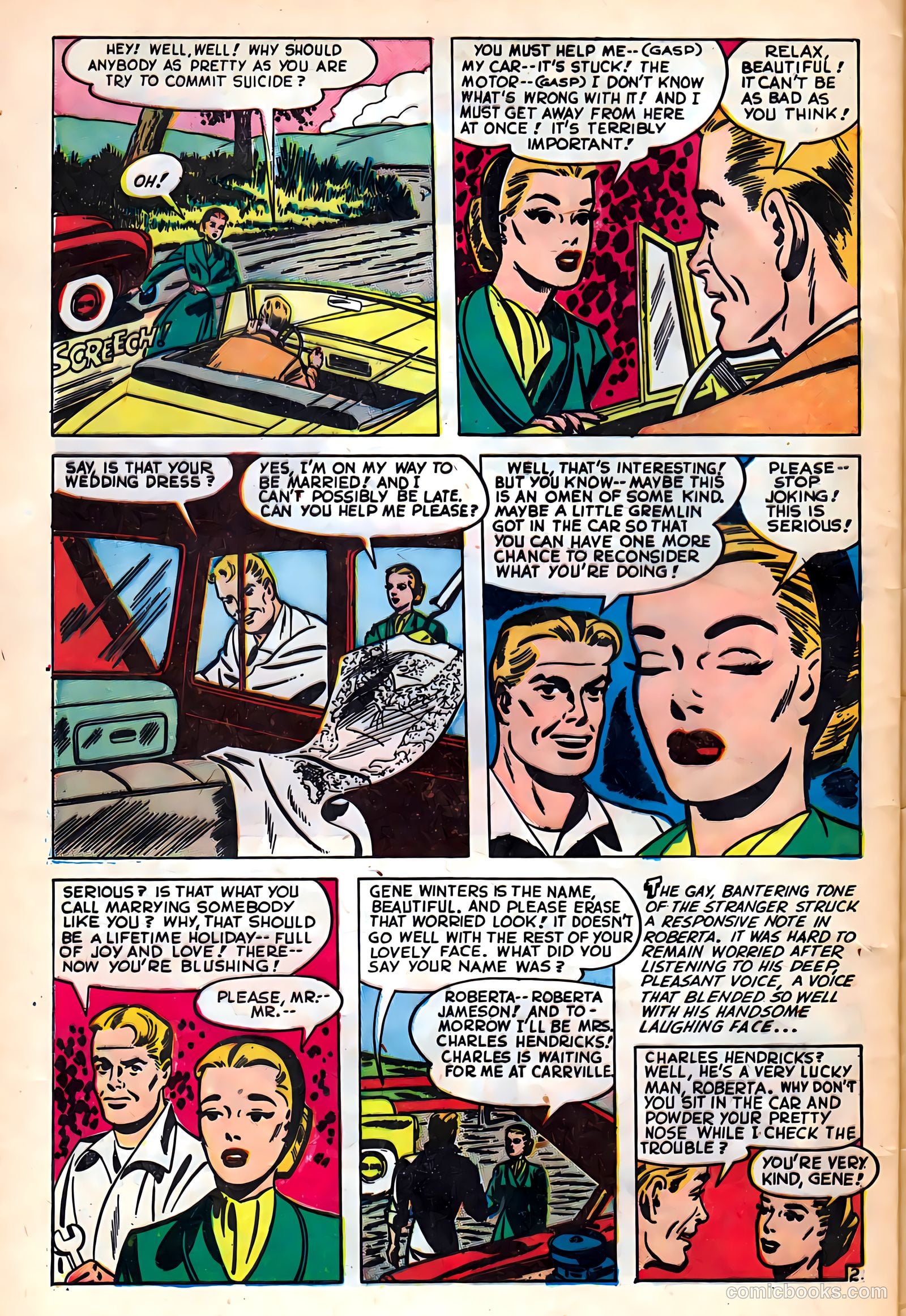 Glamorous Romances #42 (1949) — page 28 of 37