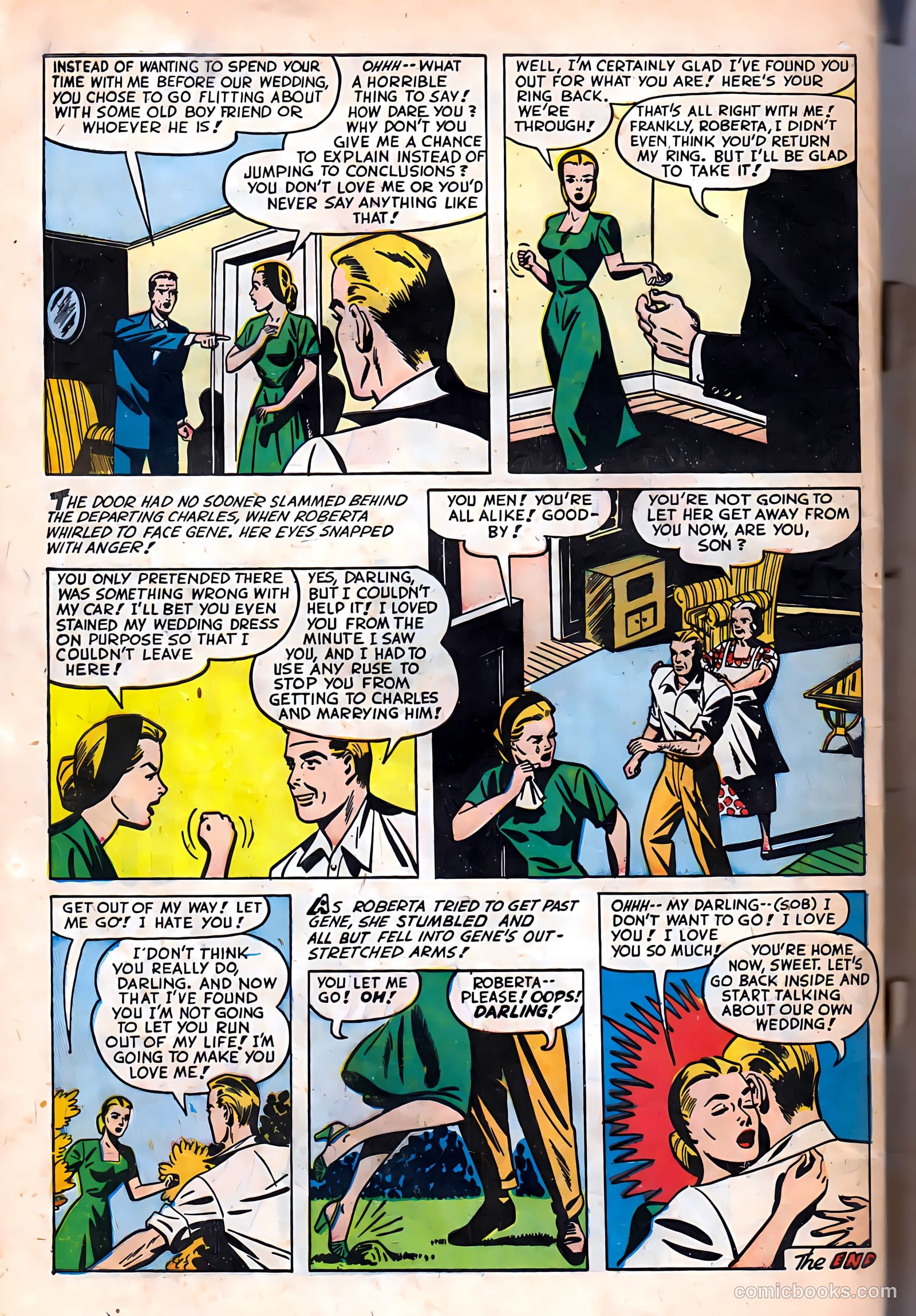 Glamorous Romances #42 (1949) — page 34 of 37