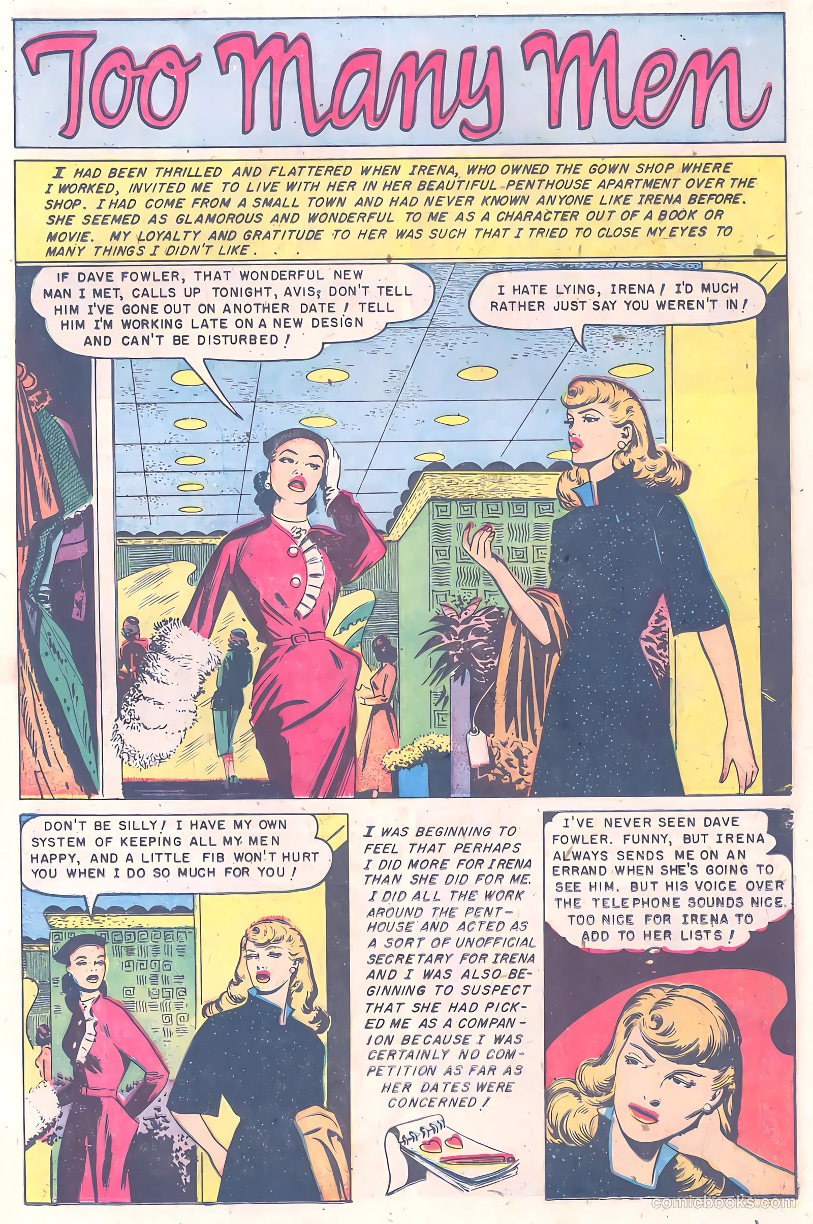 Glamorous Romances #57 (1952) — page 11
