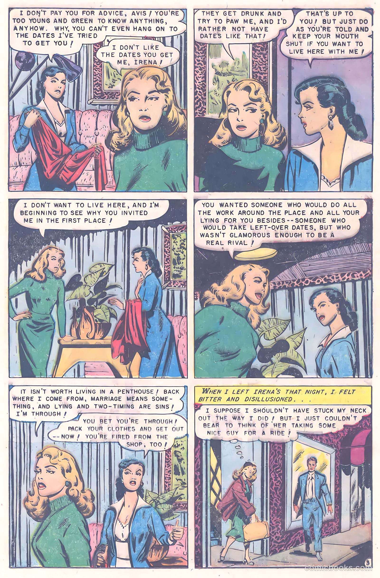 Glamorous Romances #57 (1952) — page 13