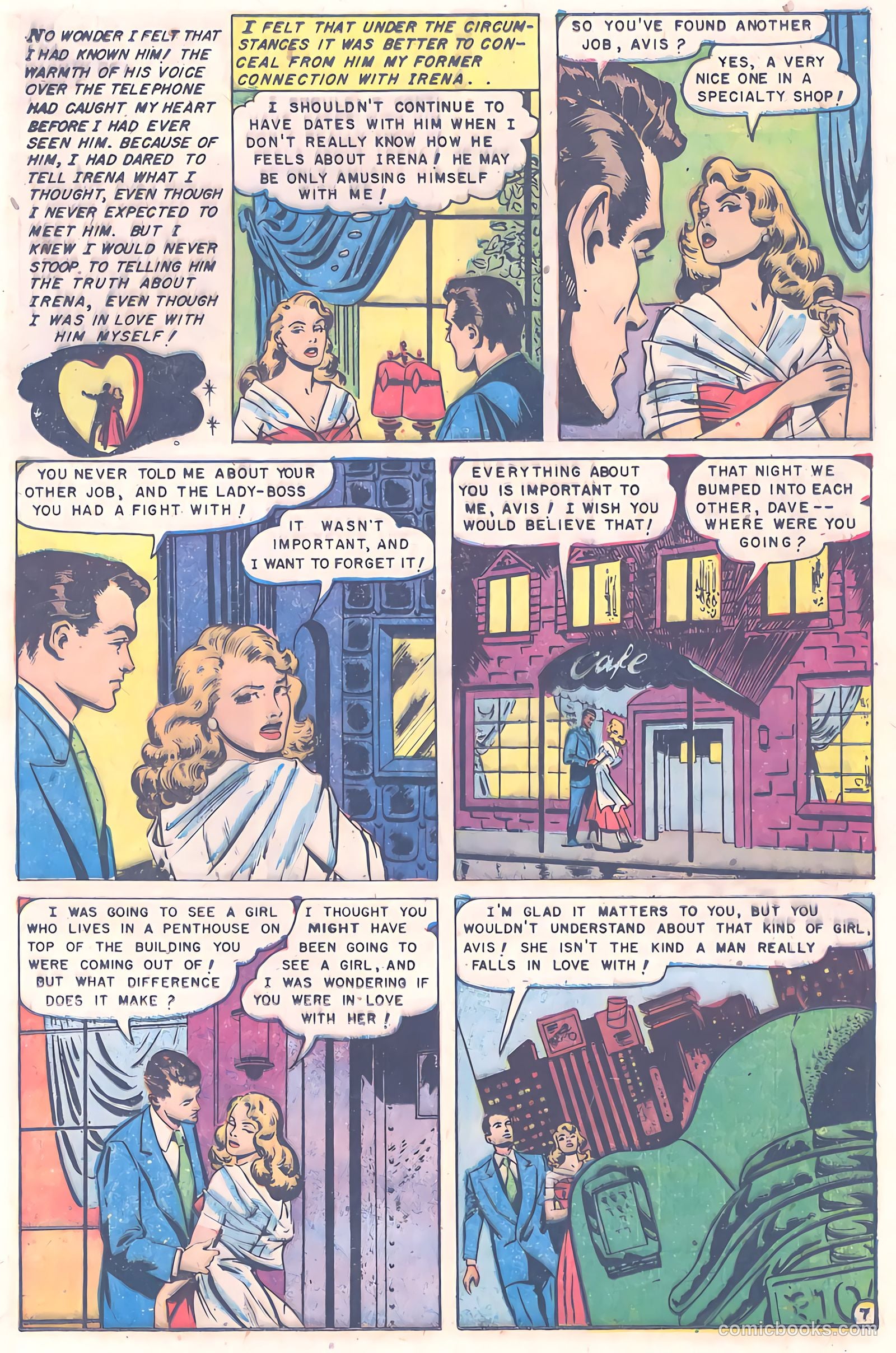 Glamorous Romances #57 (1952) — page 17