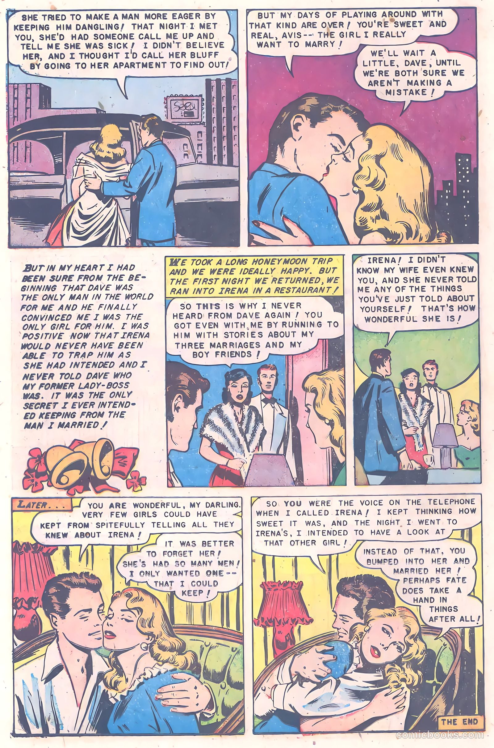Glamorous Romances #57 (1952) — page 18
