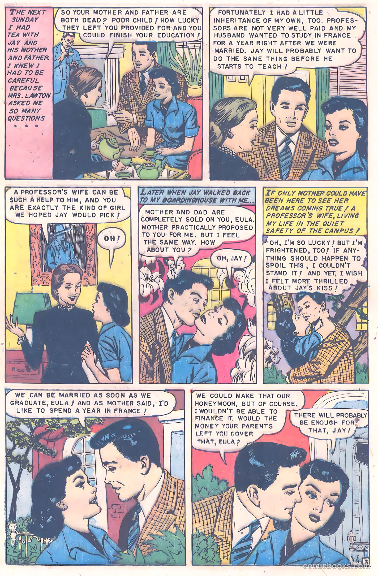 Glamorous Romances #57 (1952) — page 21