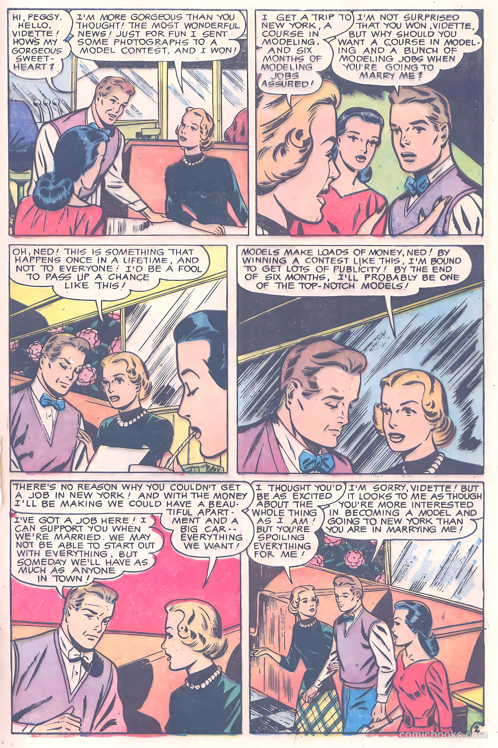 Glamorous Romances #57 (1952) — page 29