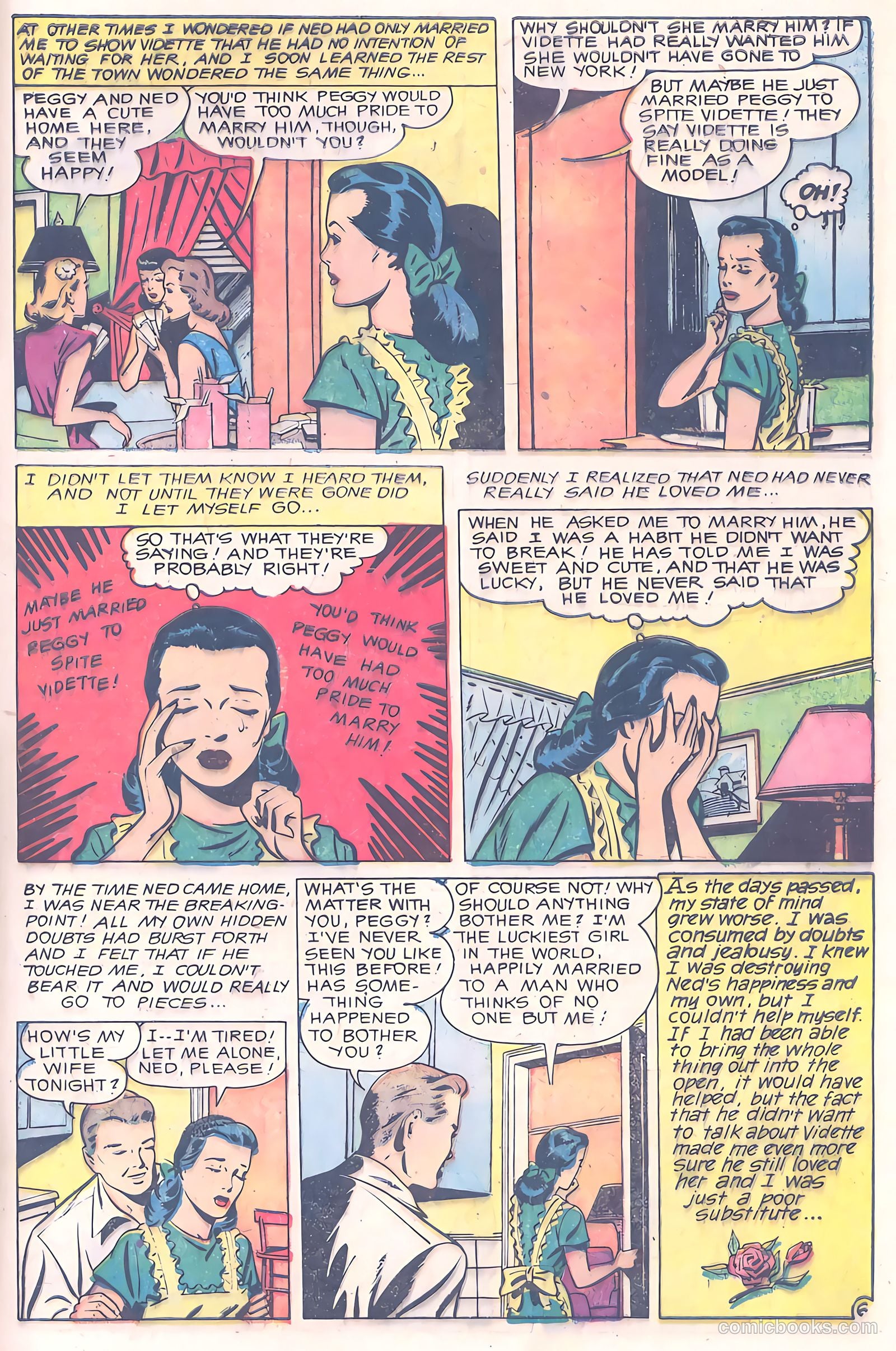 Glamorous Romances #57 (1952) — page 33