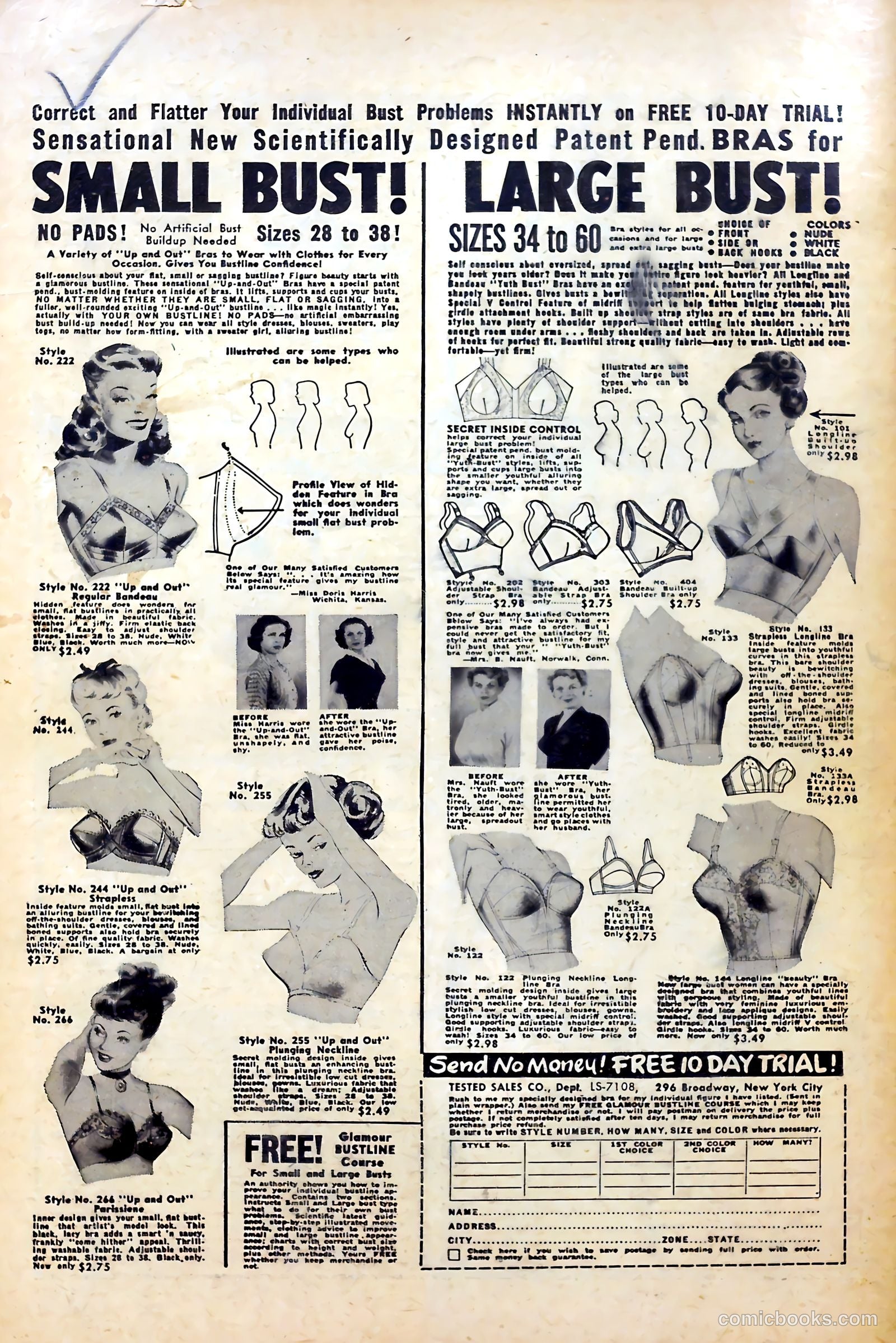 Glamorous Romances #63 (1952) — page 36 of 36