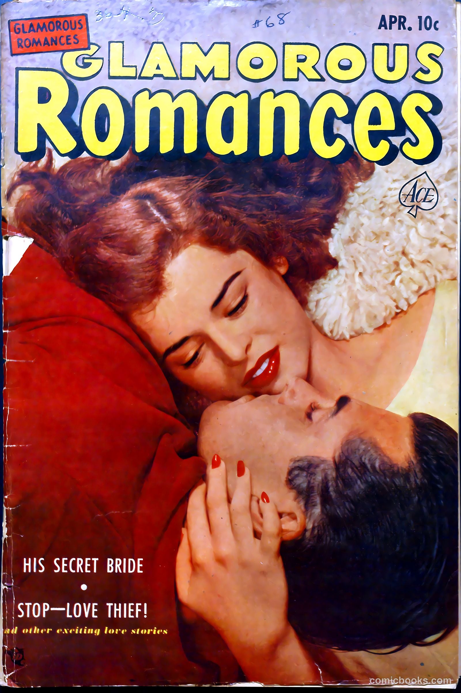 Glamorous Romances #68 cover