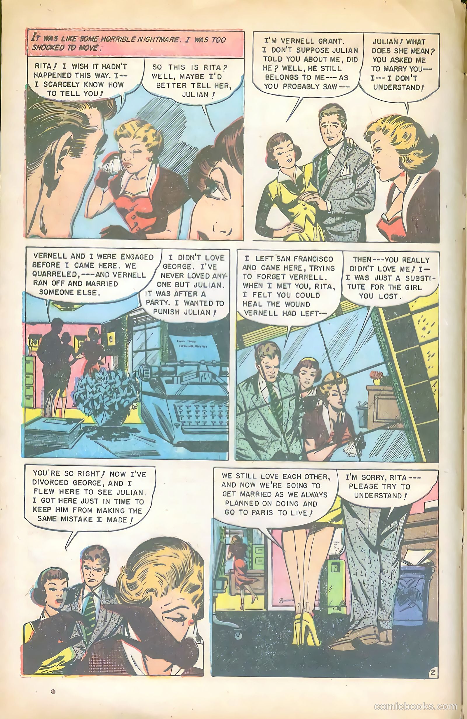 Glamorous Romances #71 (1953) — page 4 of 36