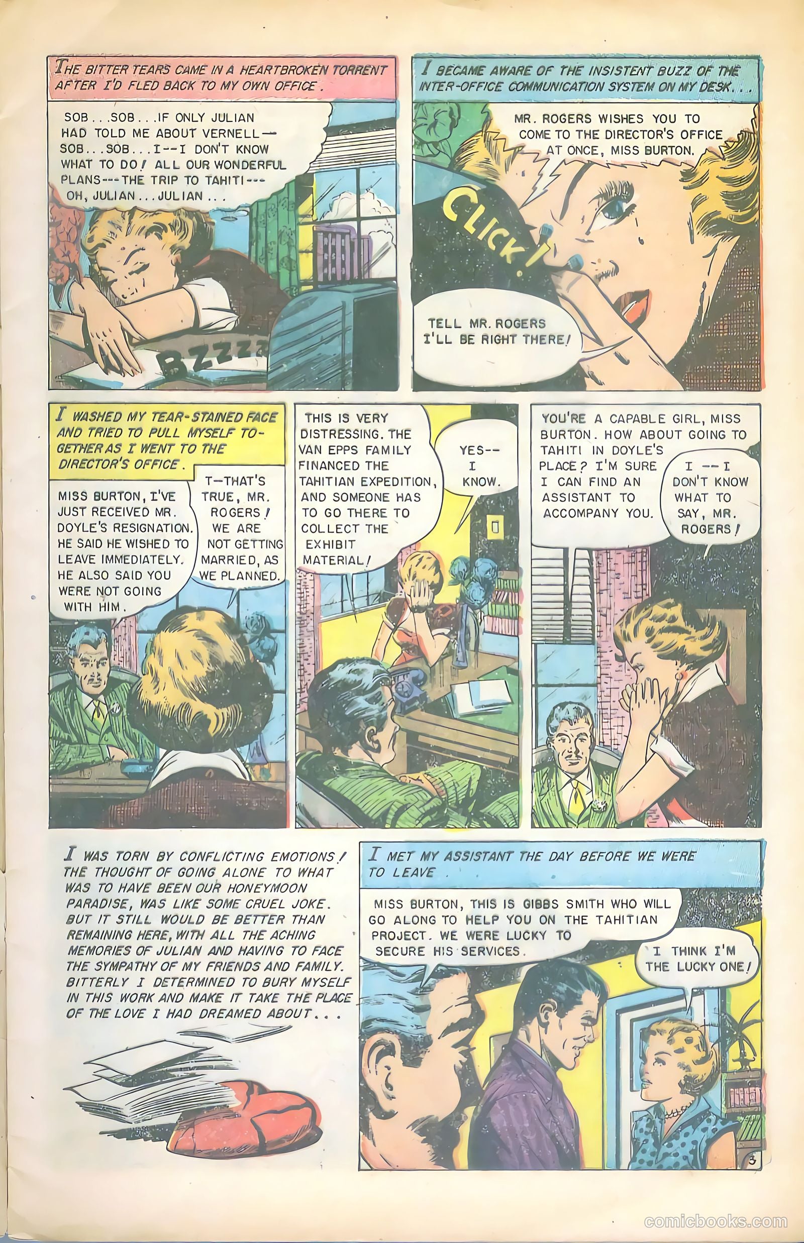Glamorous Romances #71 (1953) — page 5 of 36