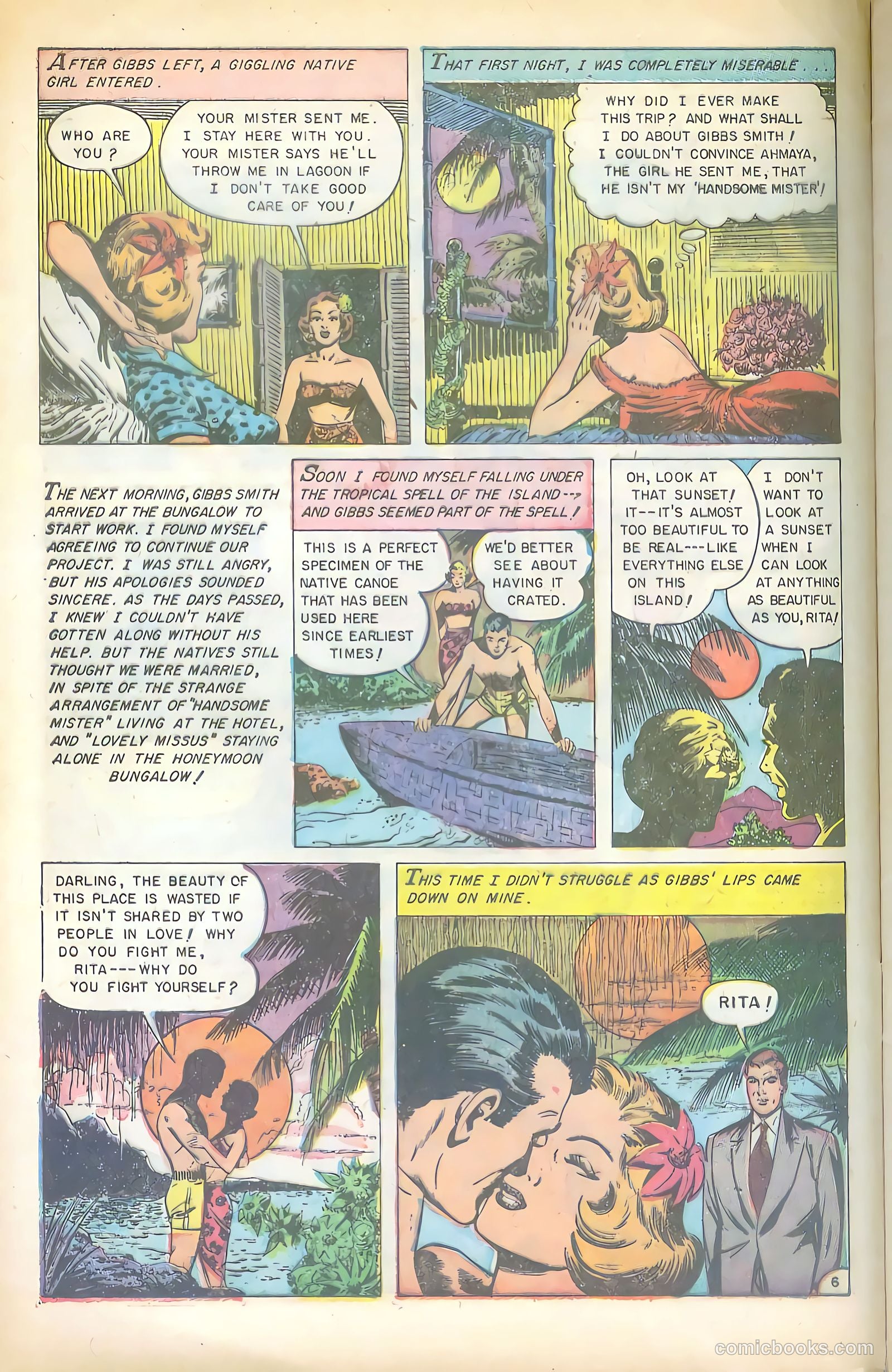 Glamorous Romances #71 (1953) — page 8 of 36