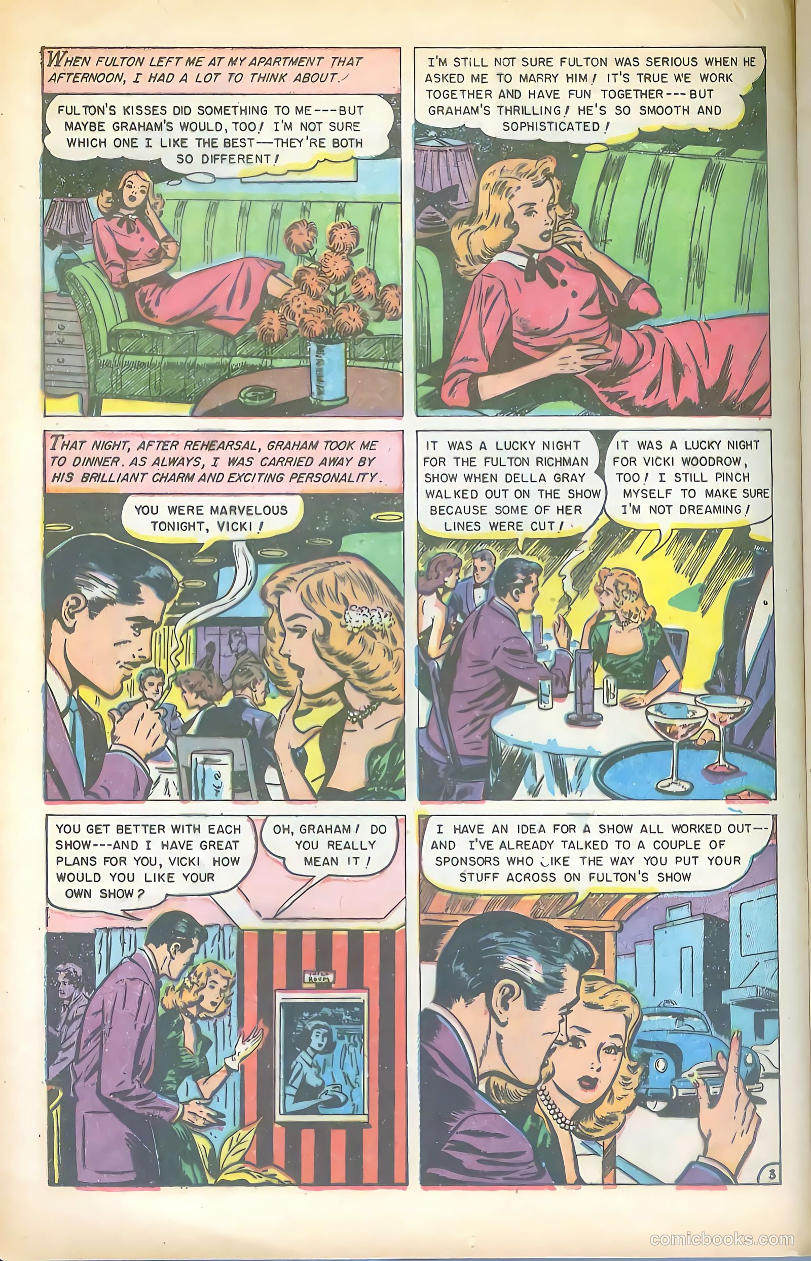 Glamorous Romances #71 (1953) — page 12 of 36