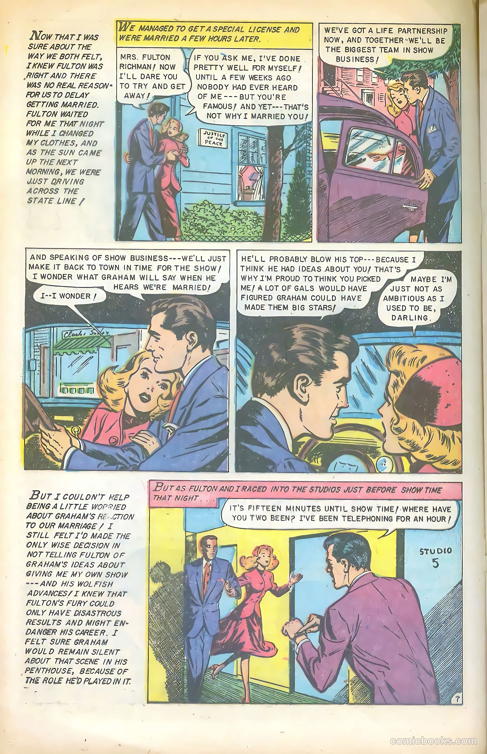 Glamorous Romances #71 (1953) — page 16 of 36