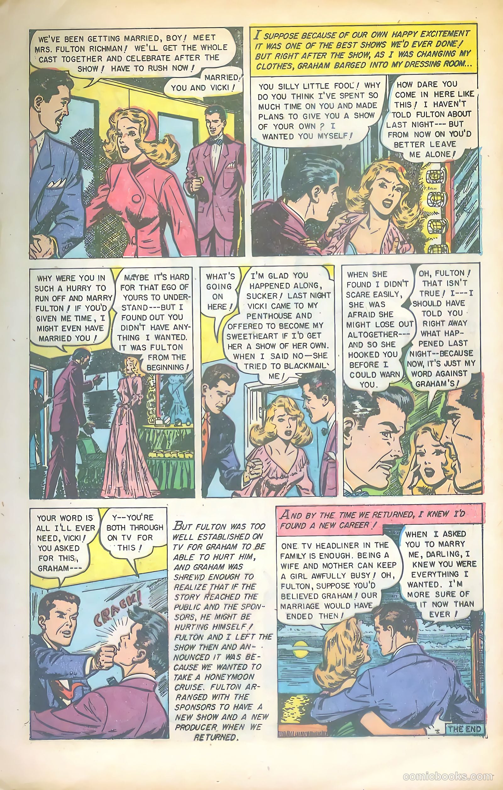 Glamorous Romances #71 (1953) — page 17 of 36