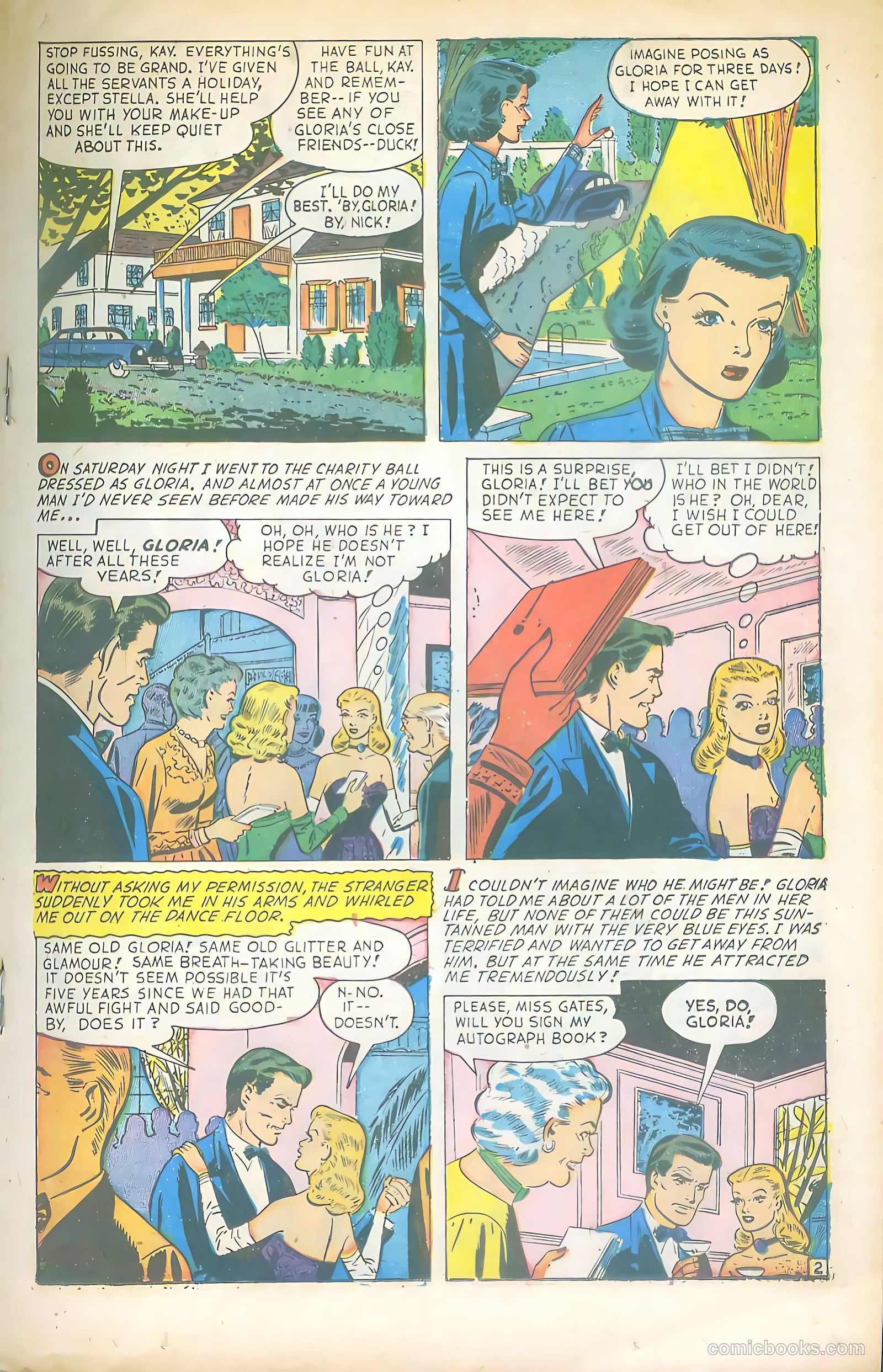 Glamorous Romances #71 (1953) — page 19 of 36