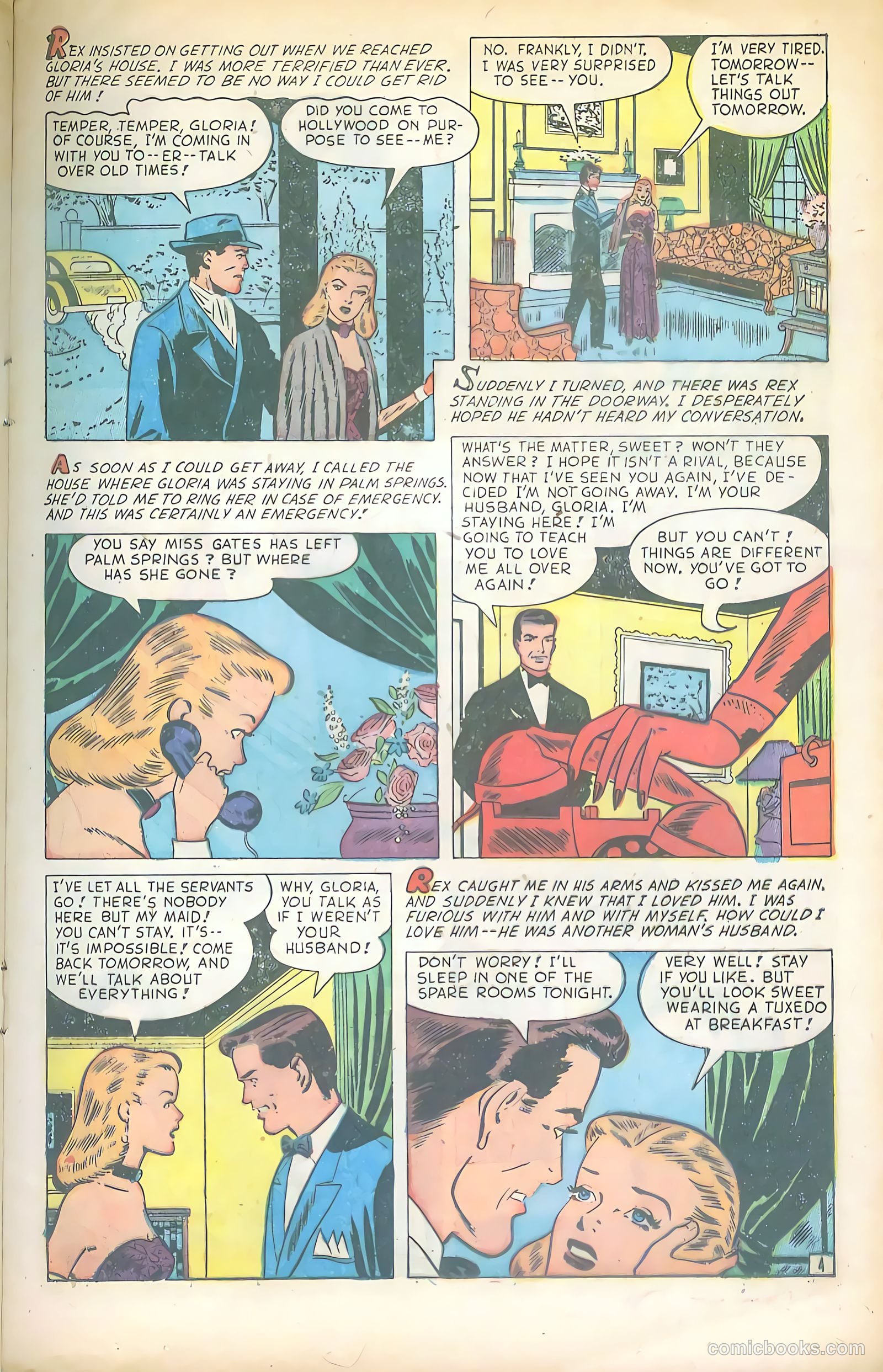 Glamorous Romances #71 (1953) — page 21 of 36