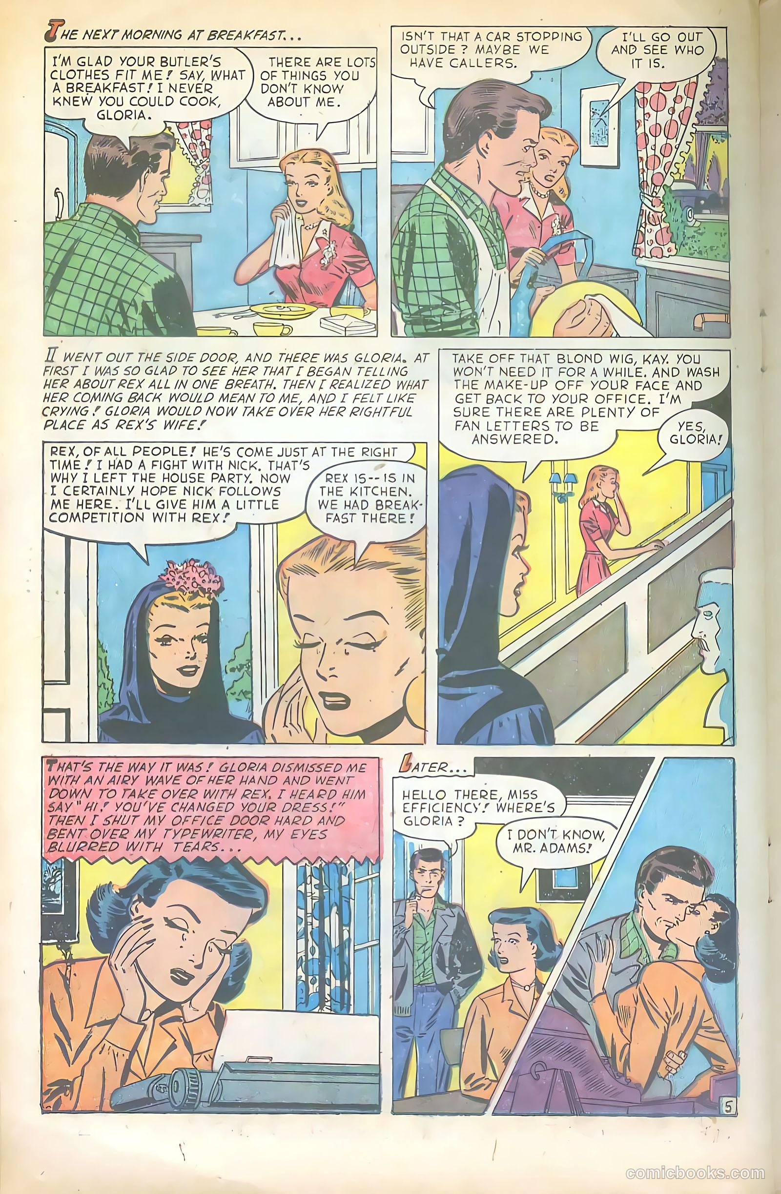 Glamorous Romances #71 (1953) — page 22 of 36