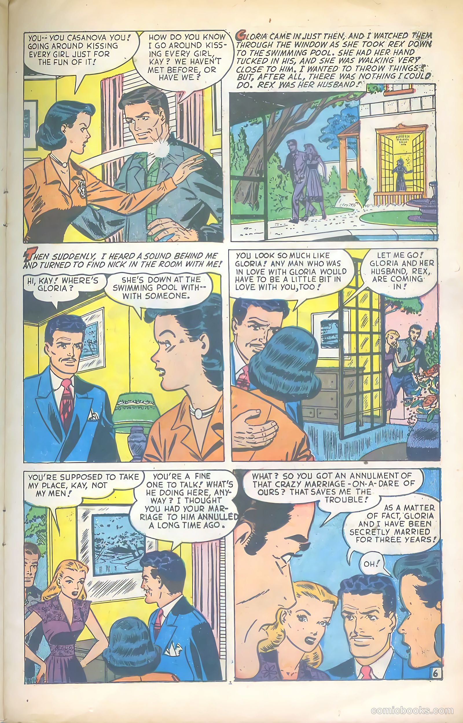 Glamorous Romances #71 (1953) — page 23 of 36
