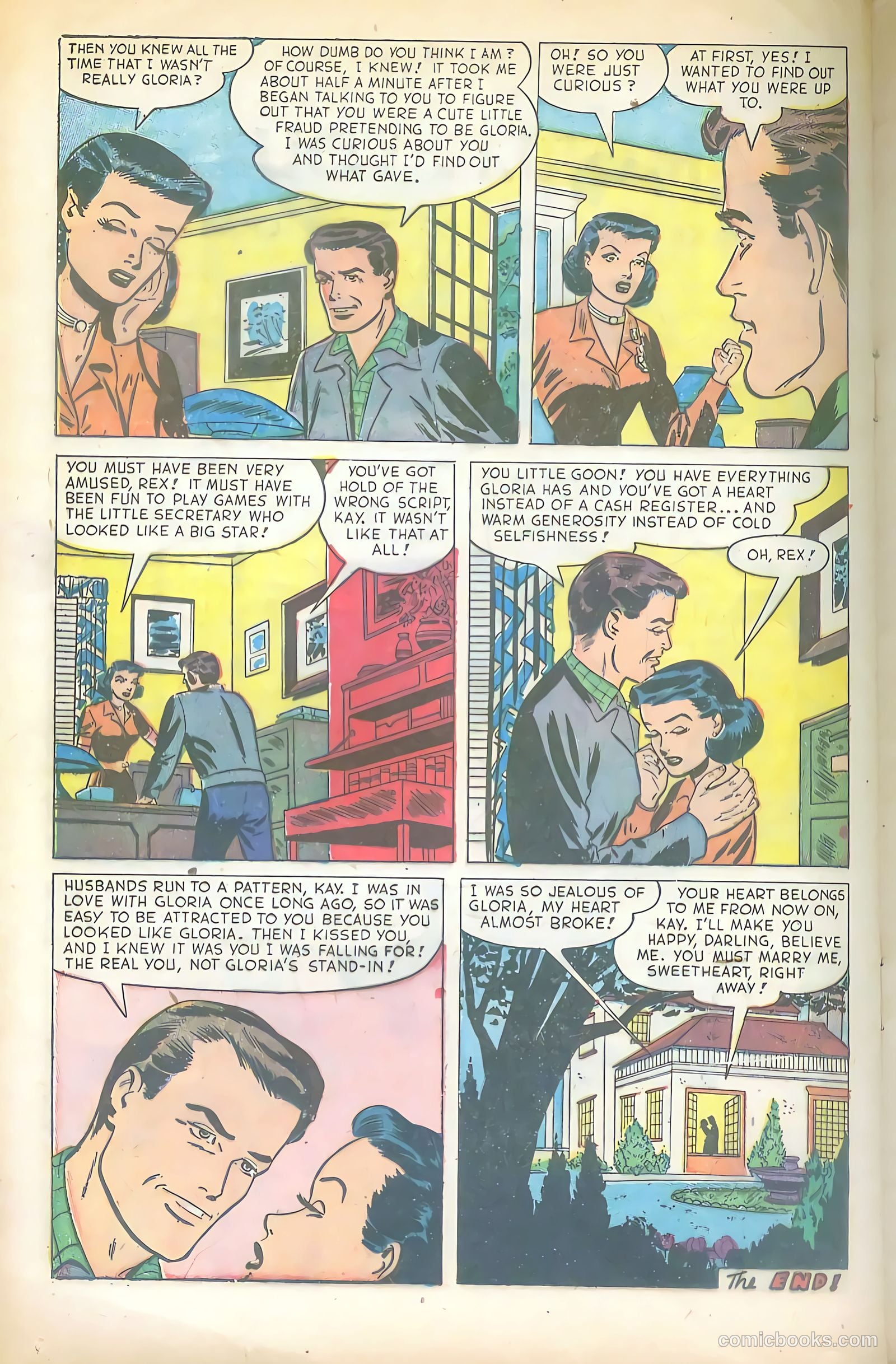 Glamorous Romances #71 (1953) — page 24 of 36