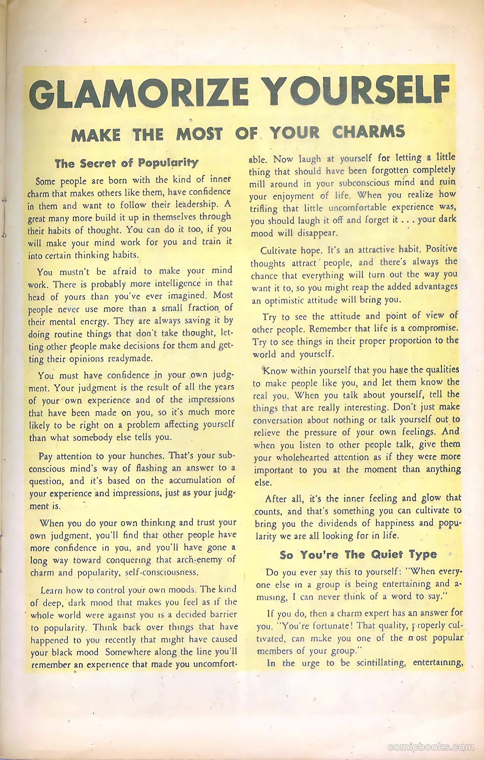 Glamorous Romances #71 (1953) — page 25 of 36