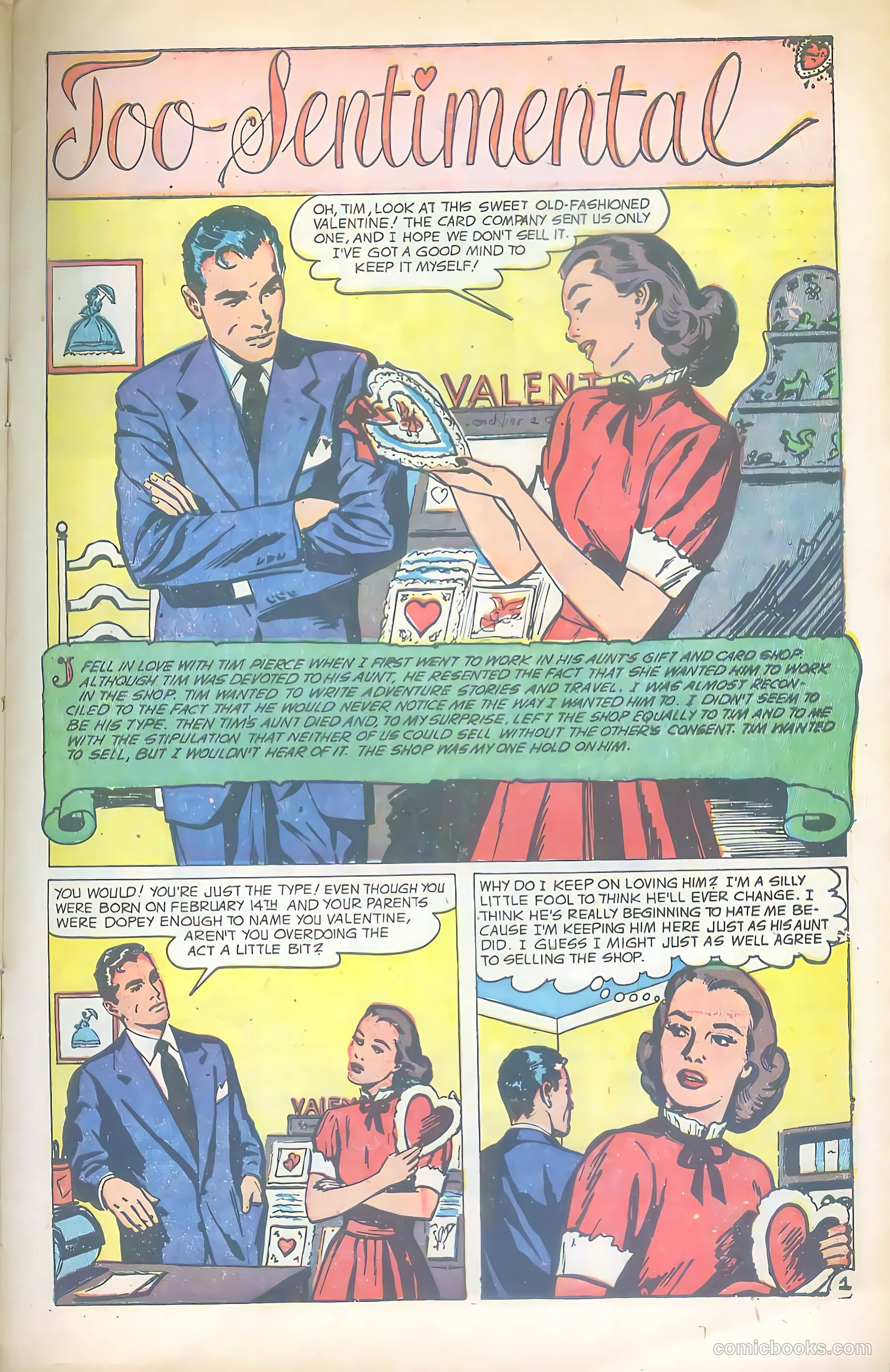 Glamorous Romances #71 (1953) — page 27 of 36