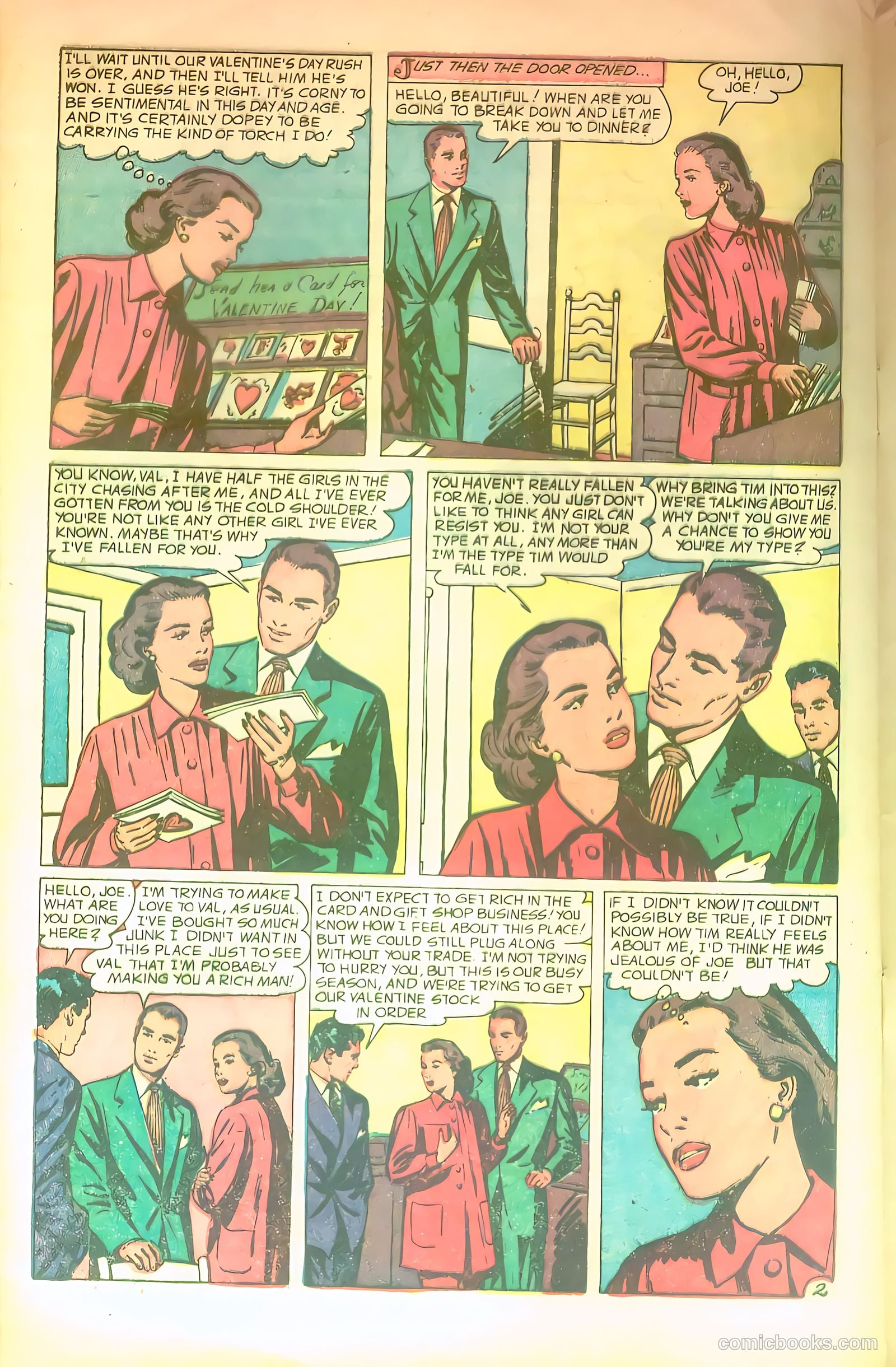 Glamorous Romances #71 (1953) — page 28 of 36
