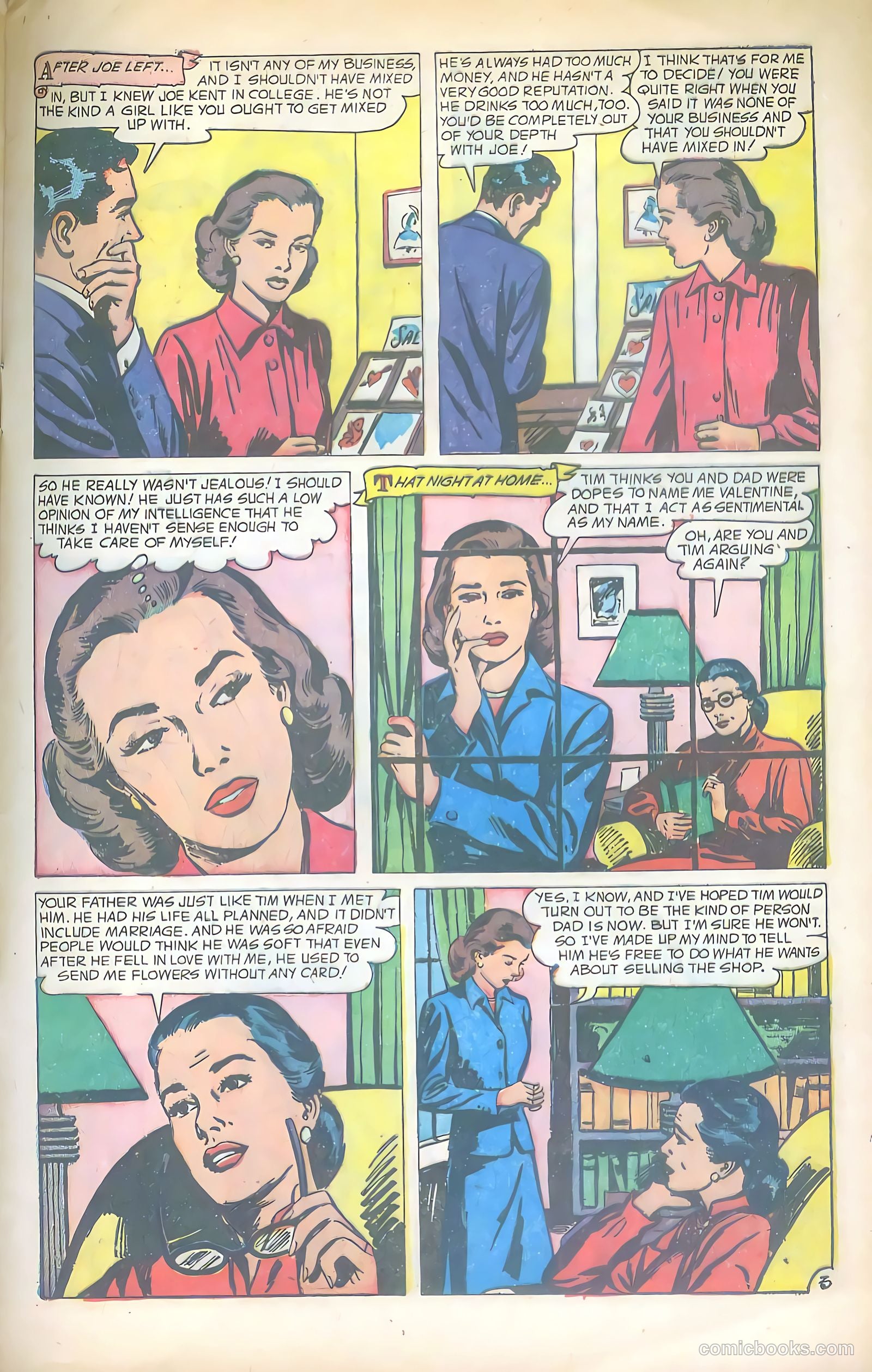 Glamorous Romances #71 (1953) — page 29 of 36
