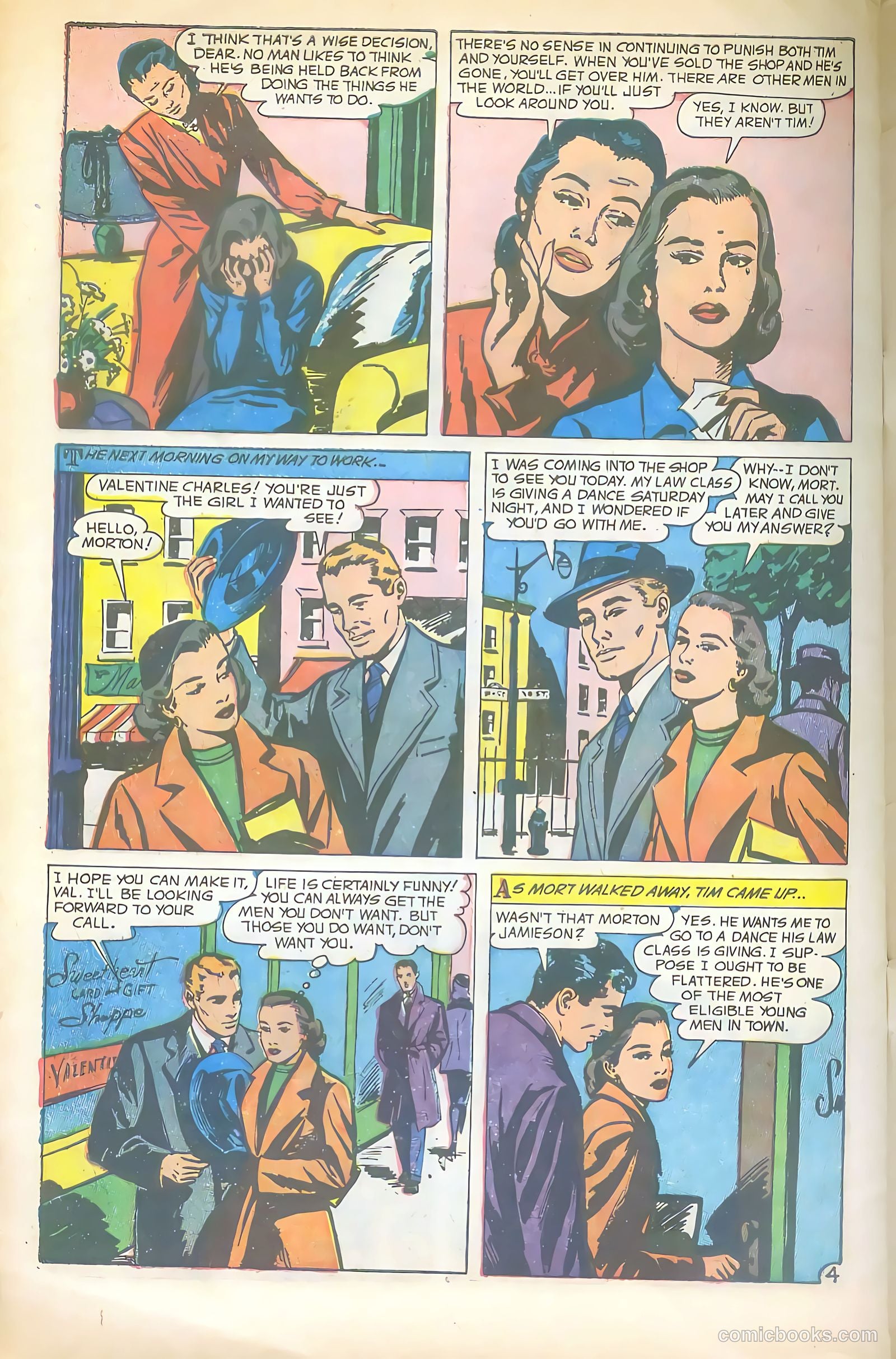 Glamorous Romances #71 (1953) — page 30 of 36