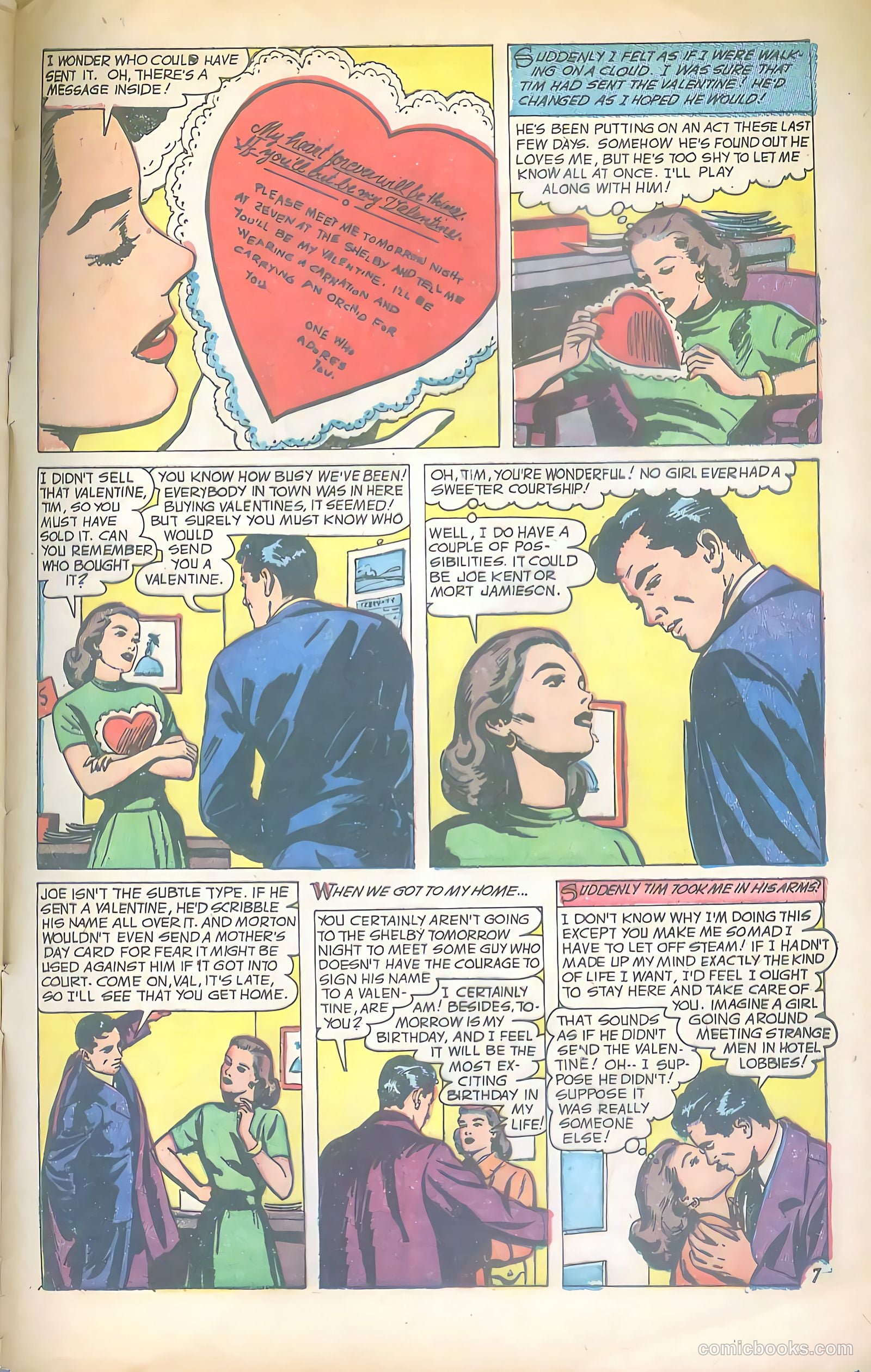 Glamorous Romances #71 (1953) — page 33 of 36