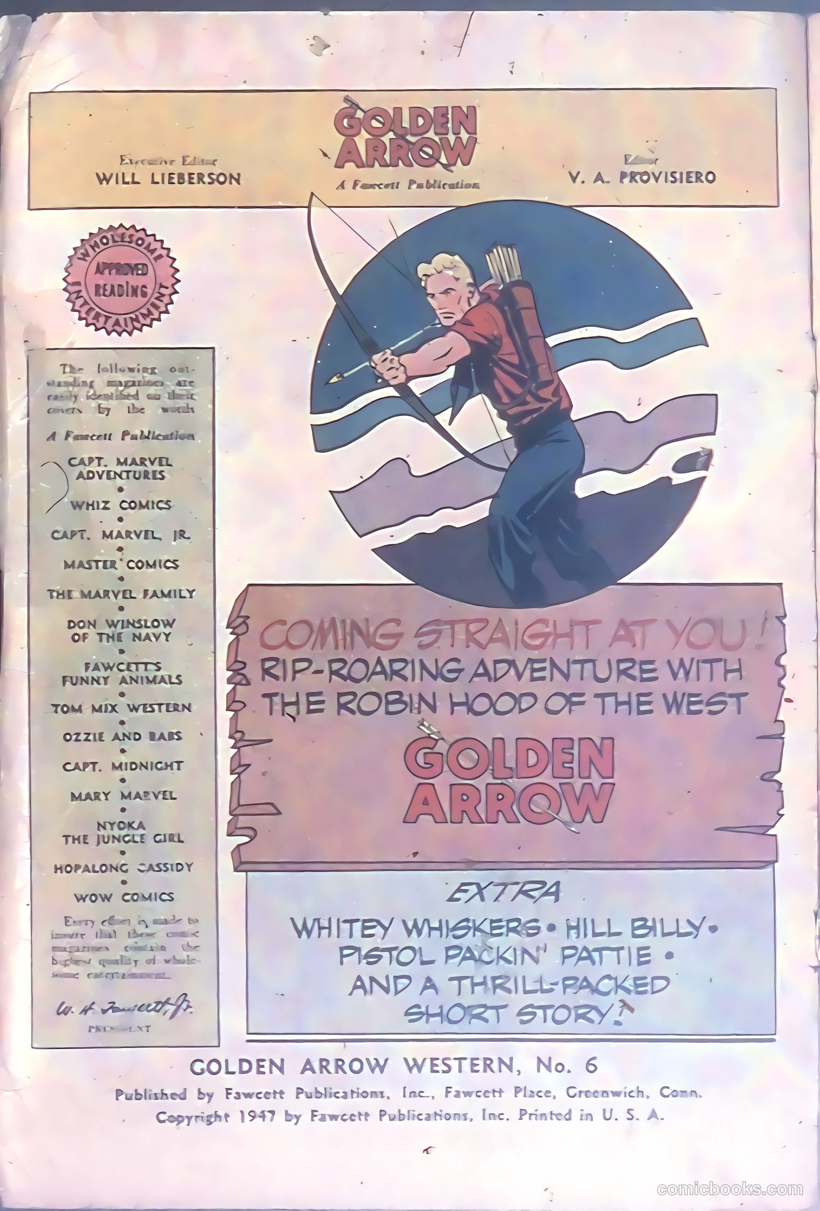 Golden Arrow Western #6 (1947) — page 2