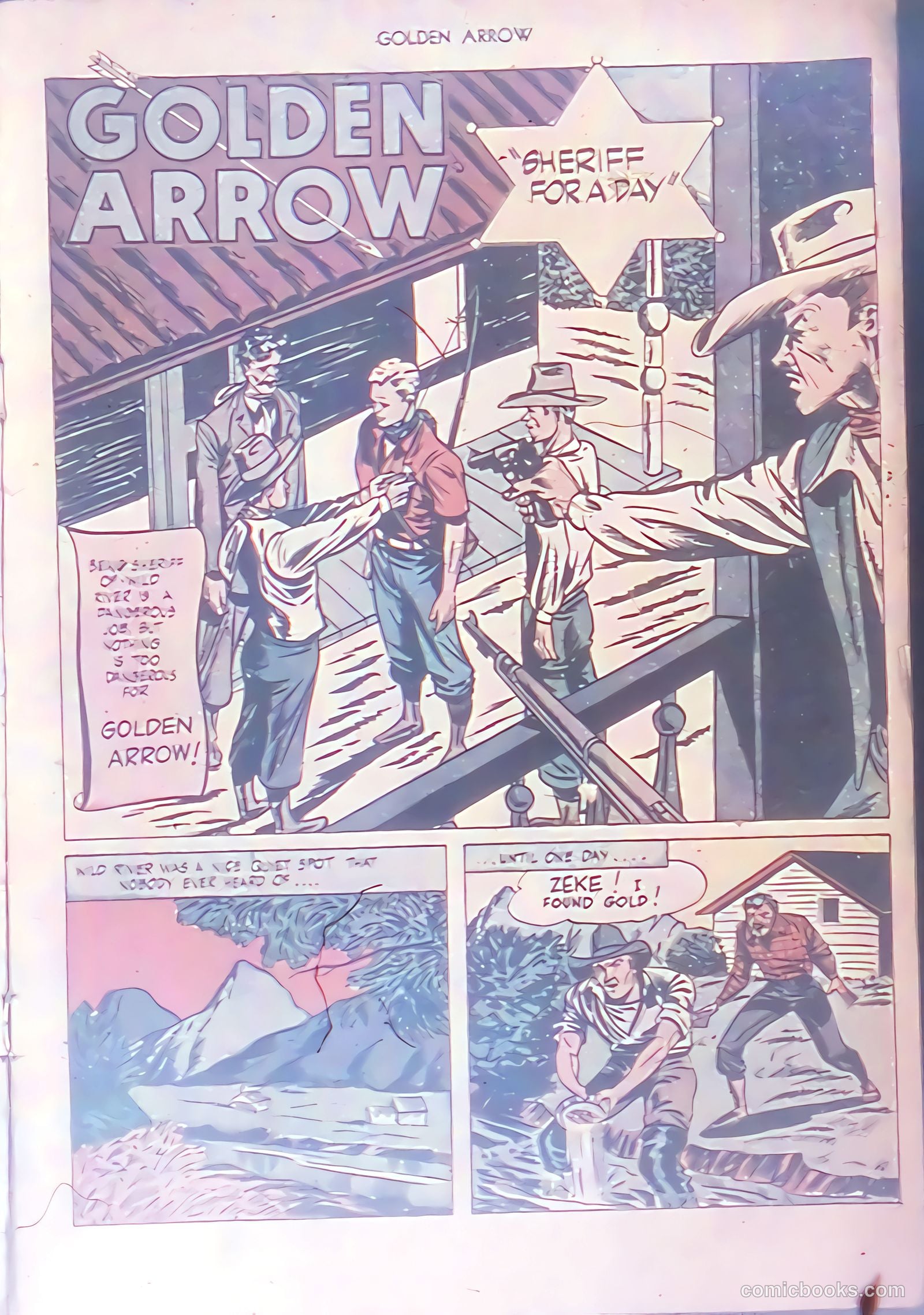 Golden Arrow Western #6 (1947) — page 3