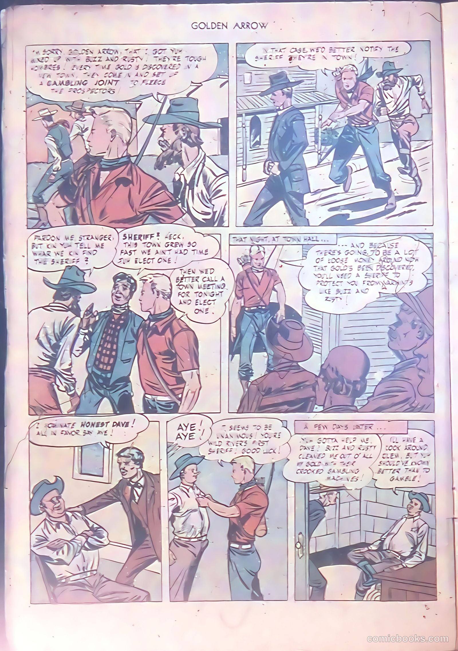 Golden Arrow Western #6 (1947) — page 6