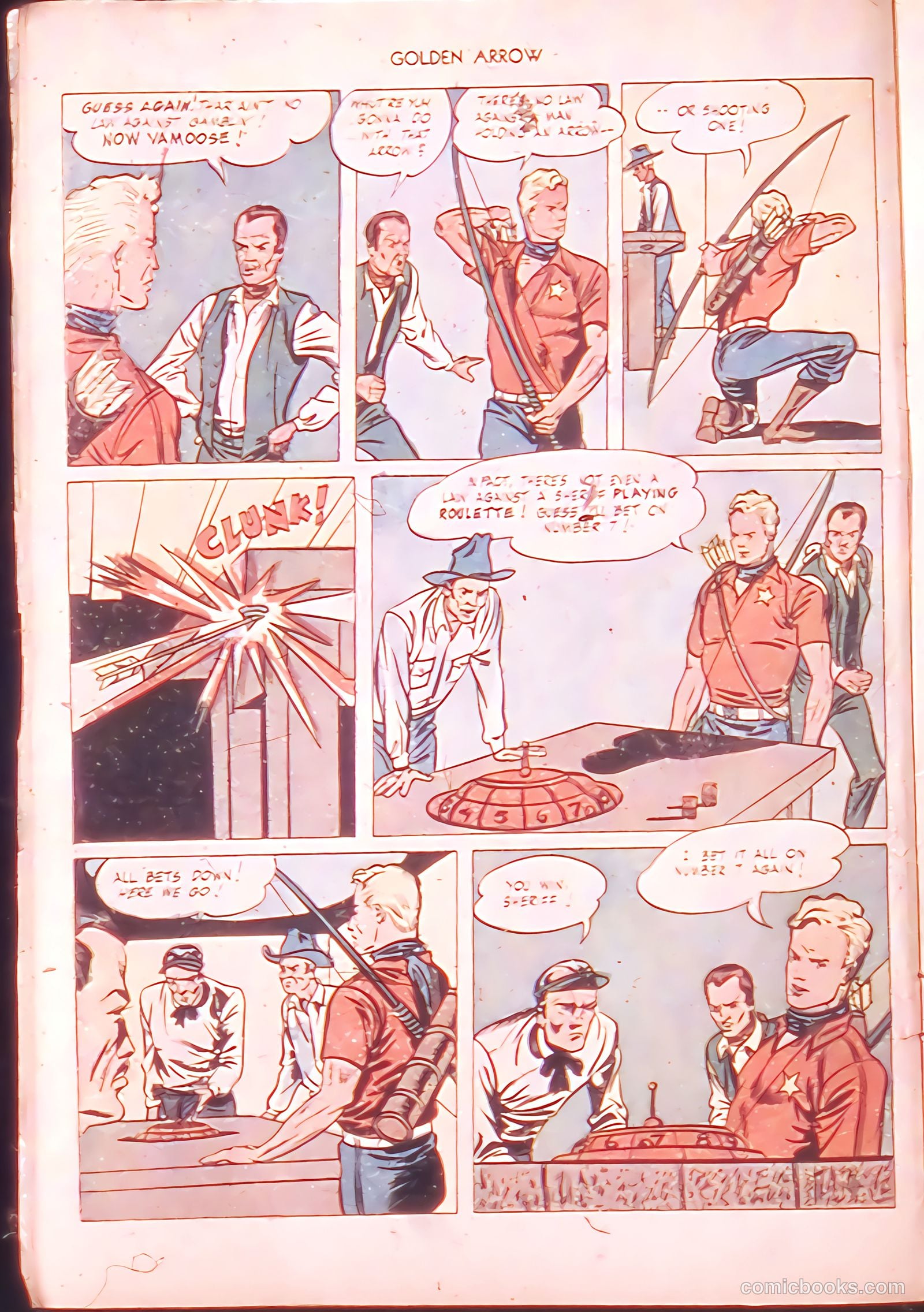 Golden Arrow Western #6 (1947) — page 10