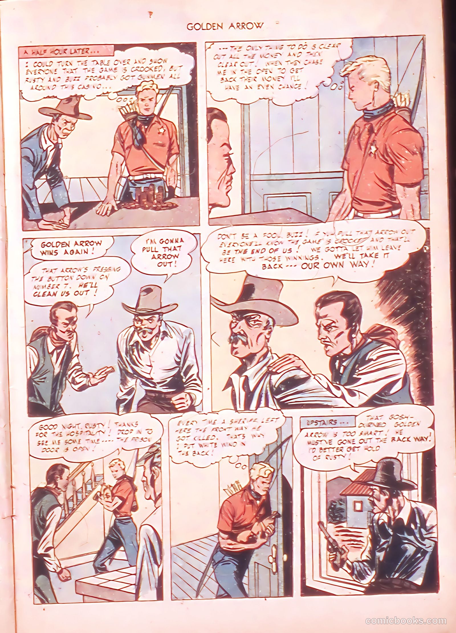 Golden Arrow Western #6 (1947) — page 11
