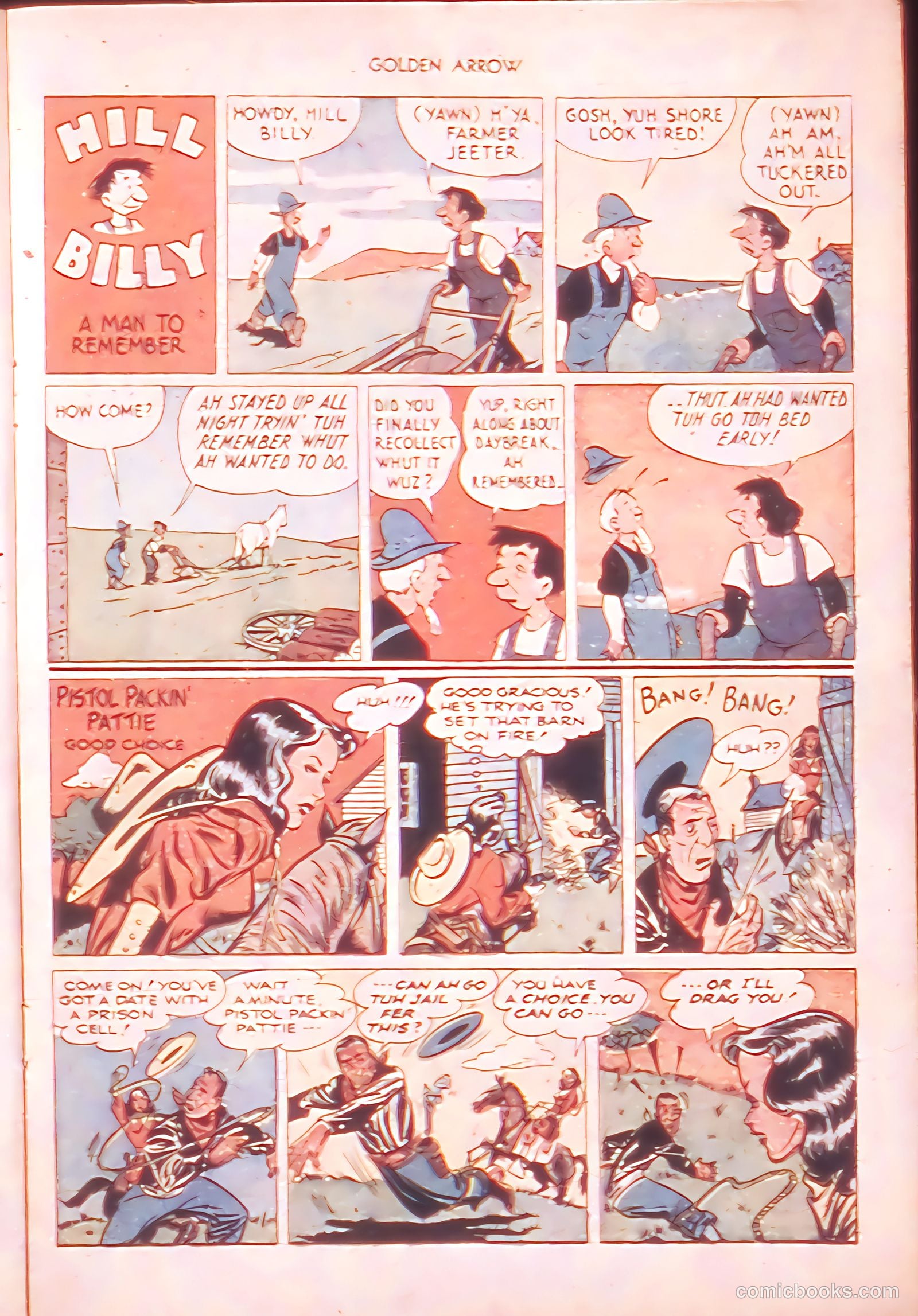 Golden Arrow Western #6 (1947) — page 15