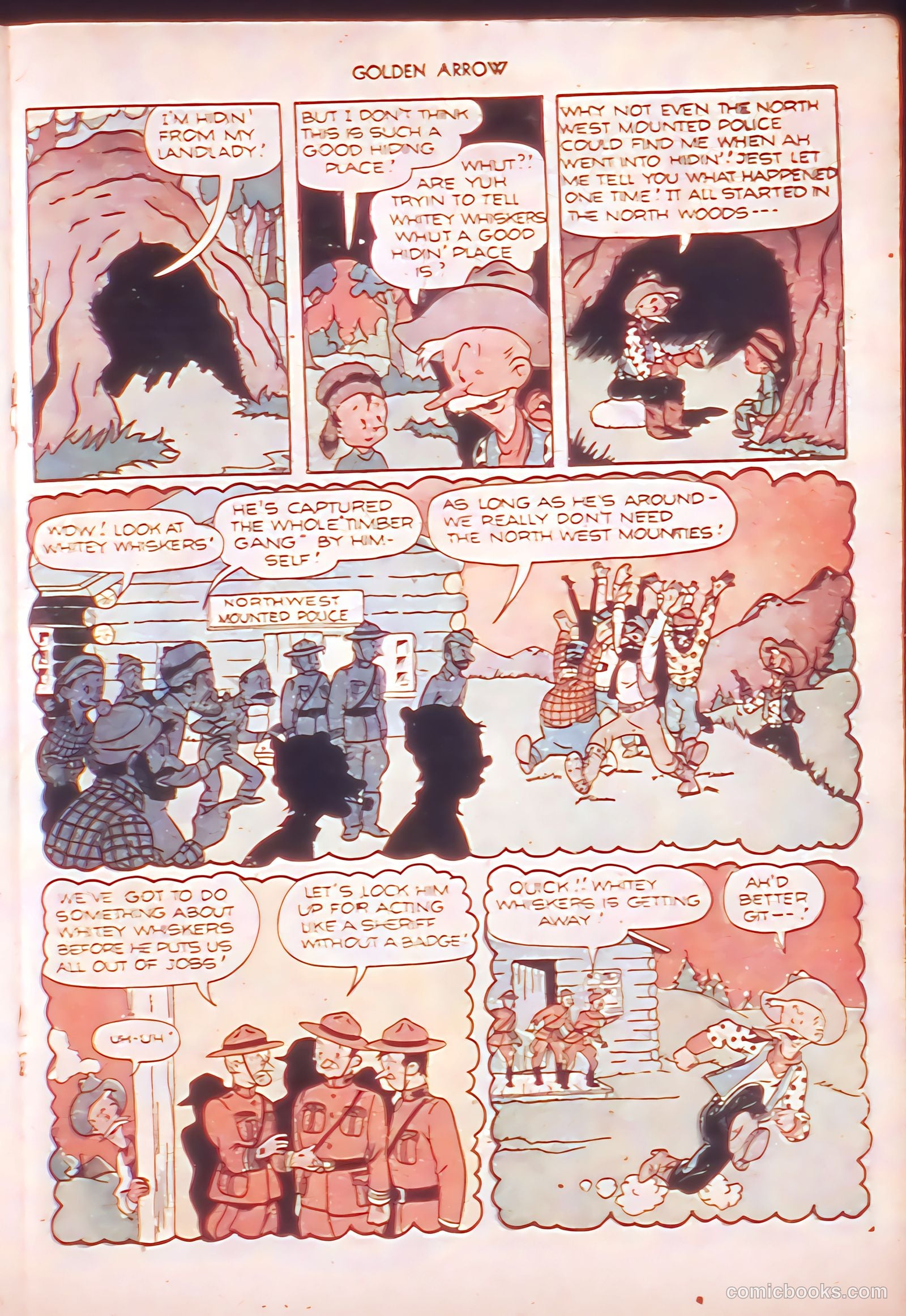 Golden Arrow Western #6 (1947) — page 19