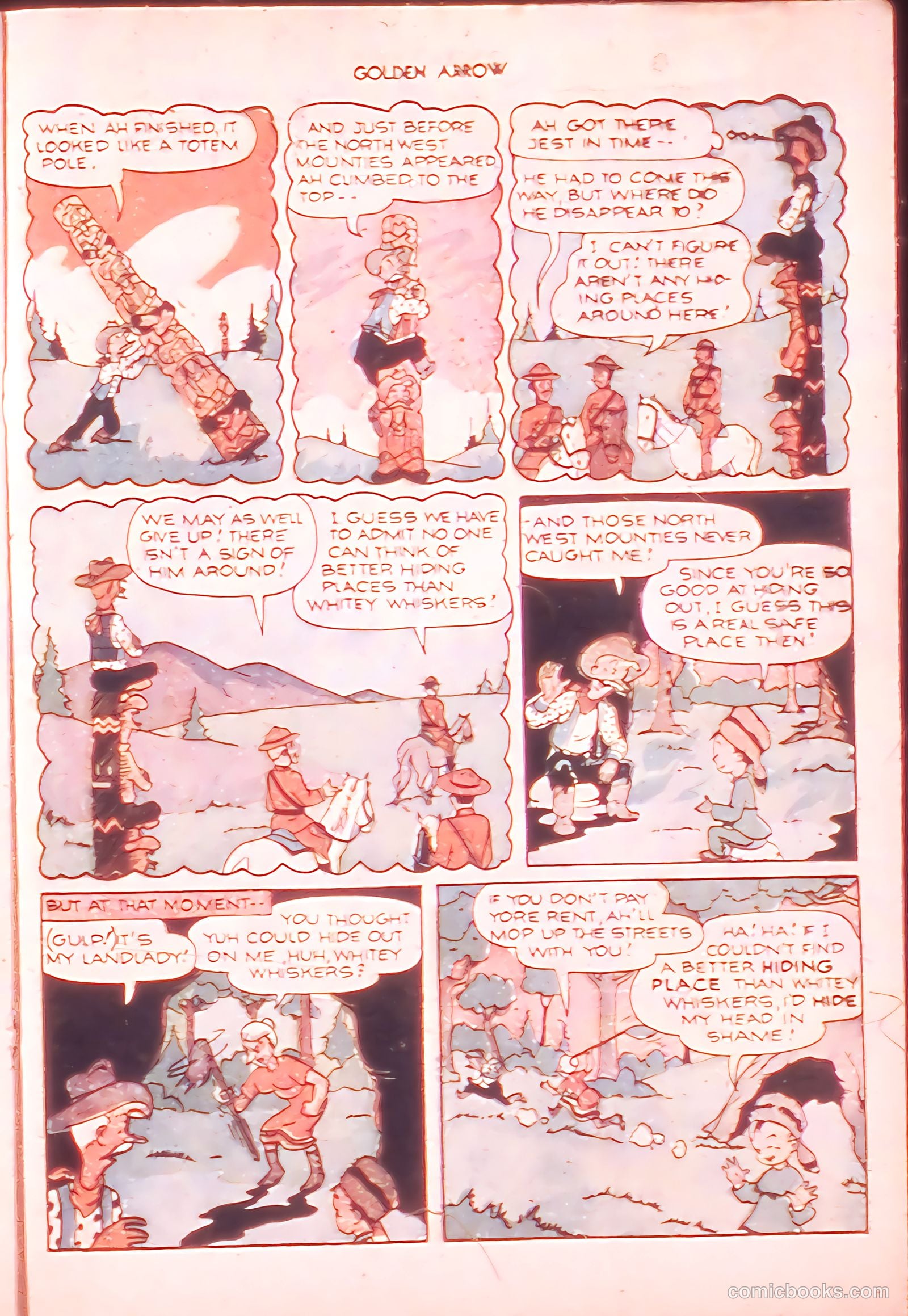 Golden Arrow Western #6 (1947) — page 21