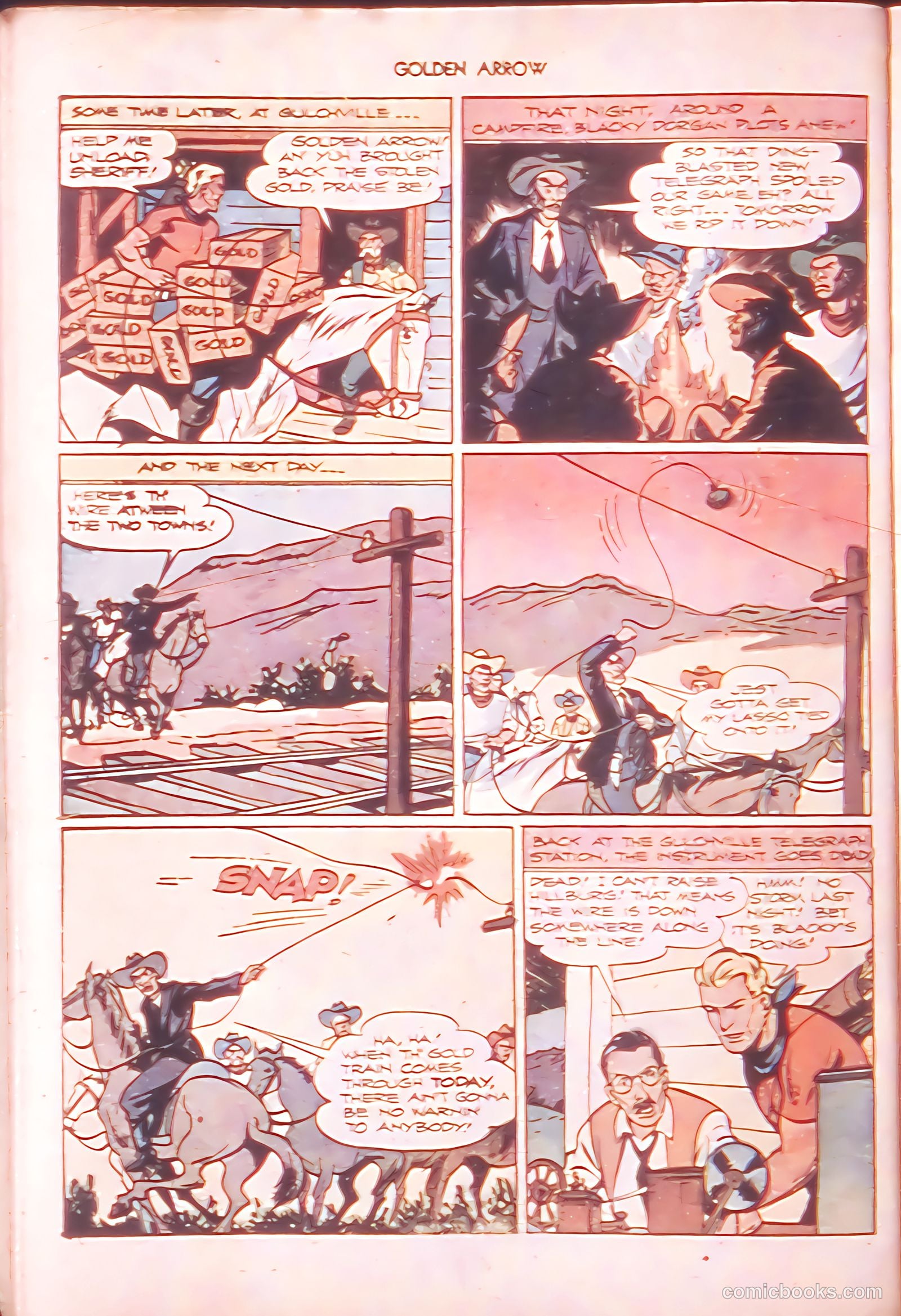 Golden Arrow Western #6 (1947) — page 26