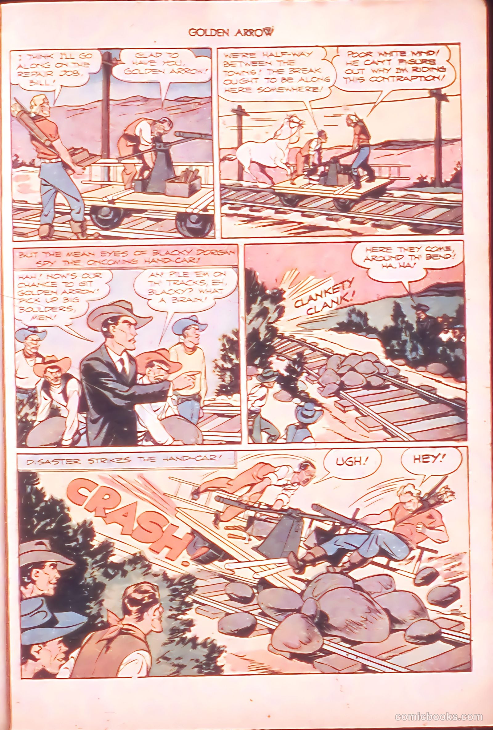 Golden Arrow Western #6 (1947) — page 27