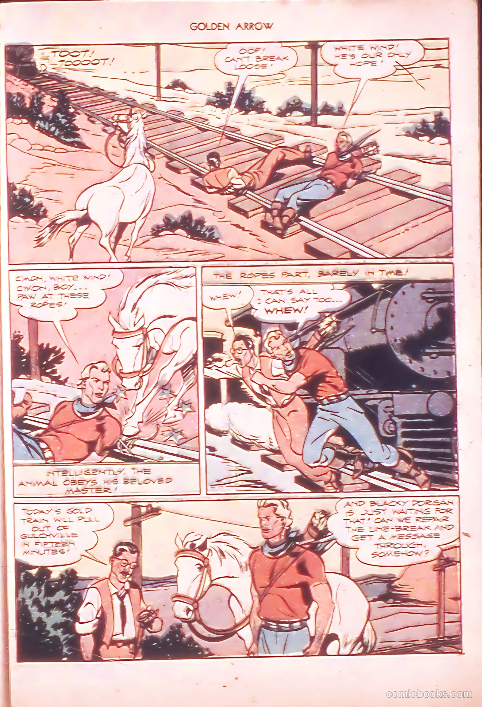 Golden Arrow Western #6 (1947) — page 29