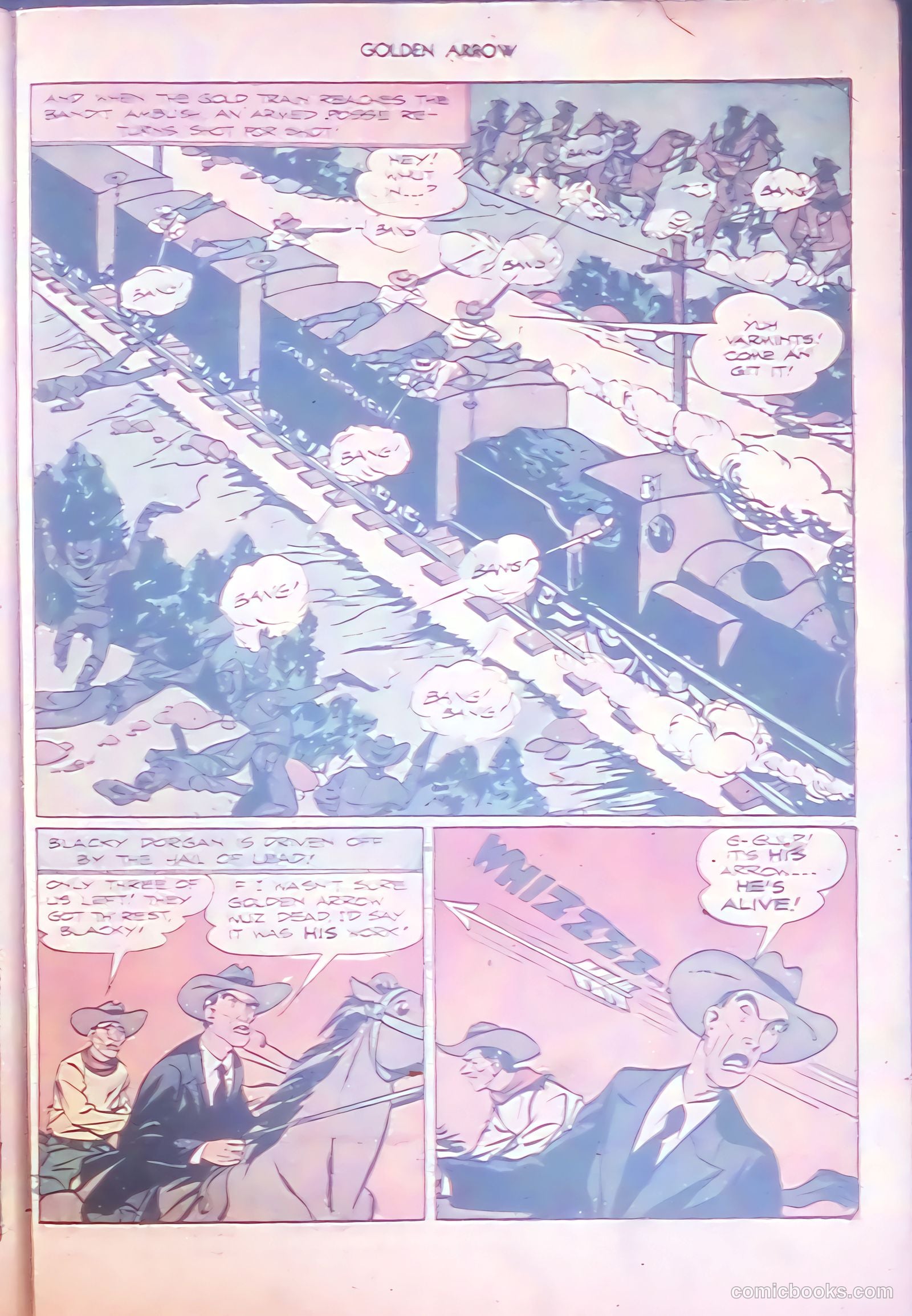 Golden Arrow Western #6 (1947) — page 31